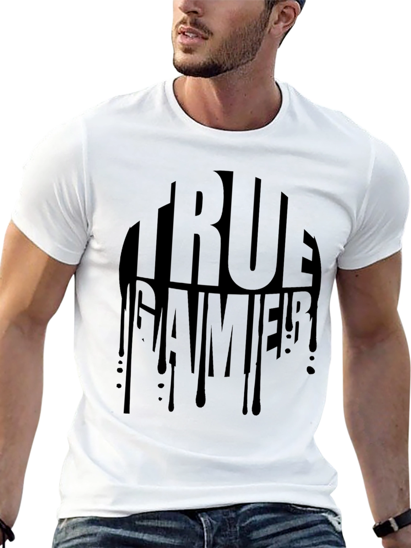 True Gamer Graphic Tee - Black