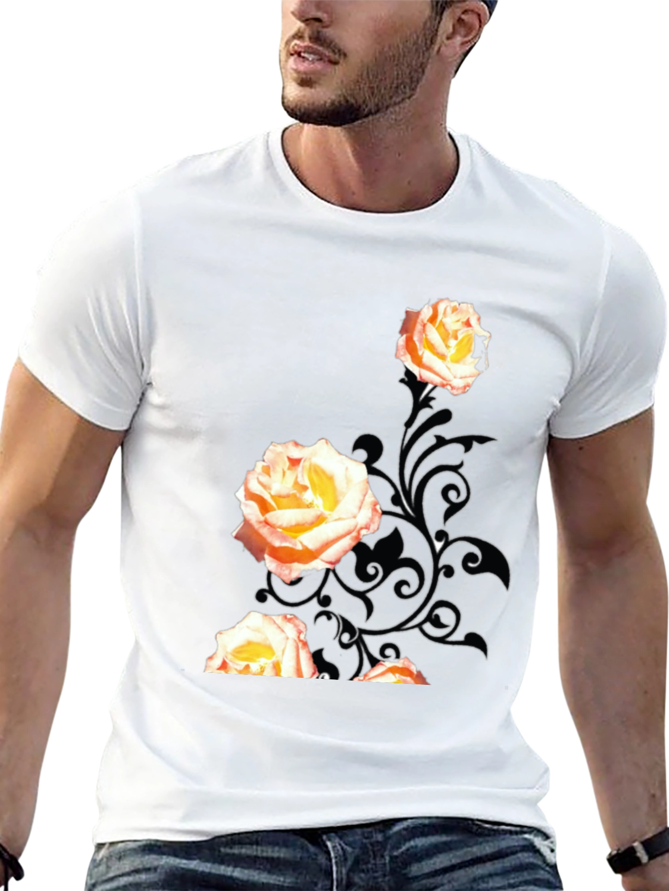 Black Rose Graphic Tee