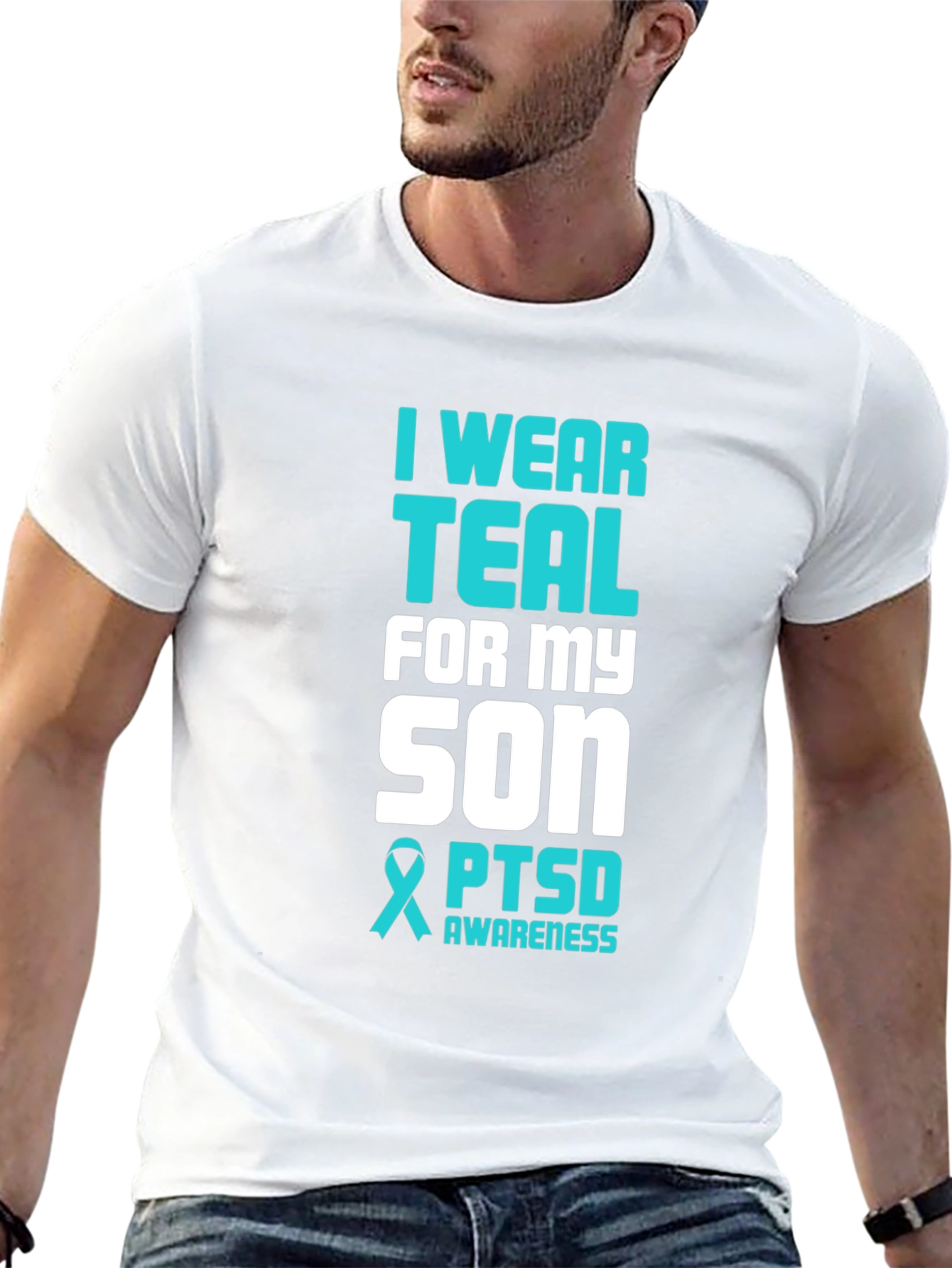 Teal PTSD Awareness T-Shirt