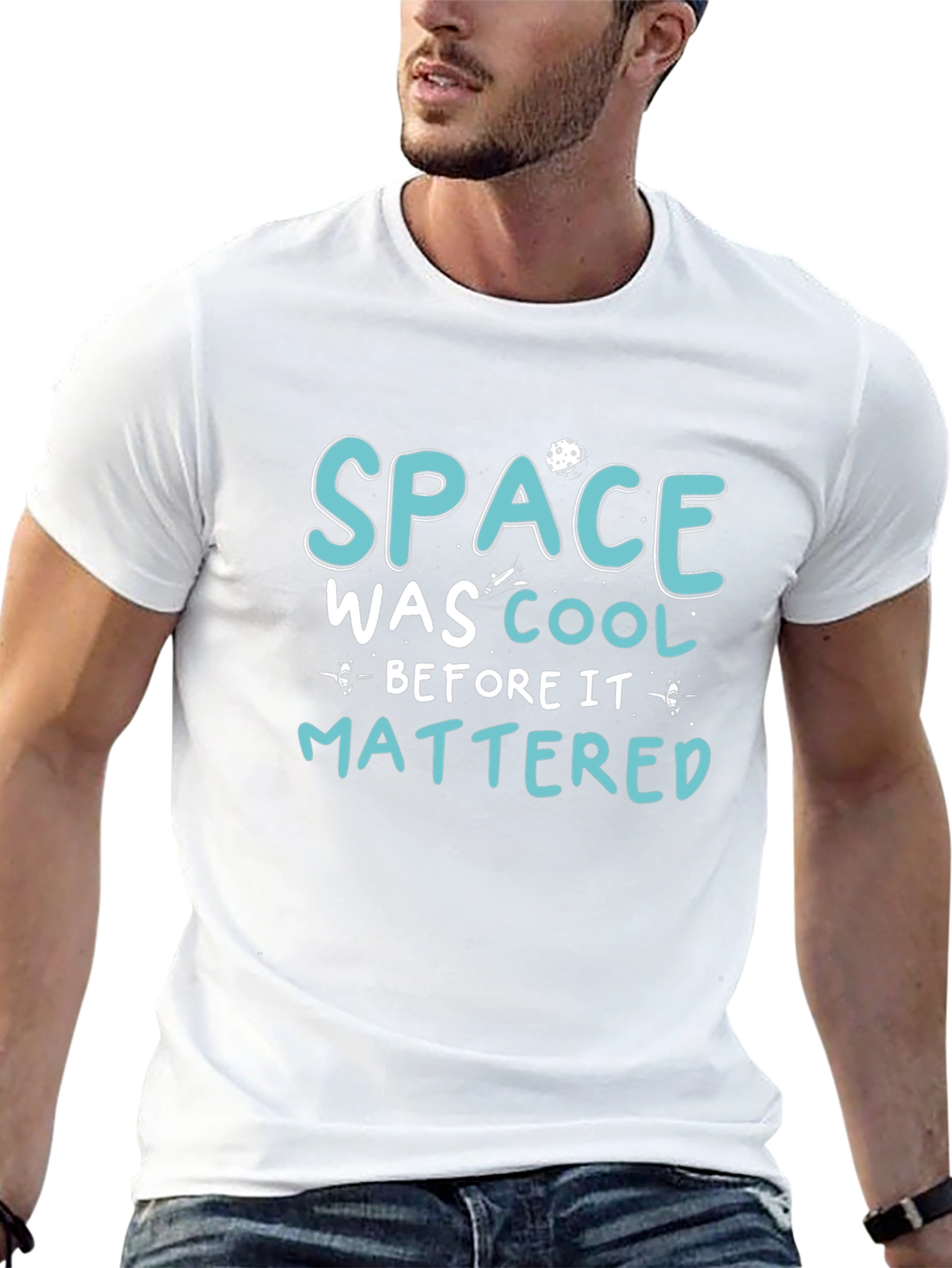 Space Was Cool Graphic T-Shirt