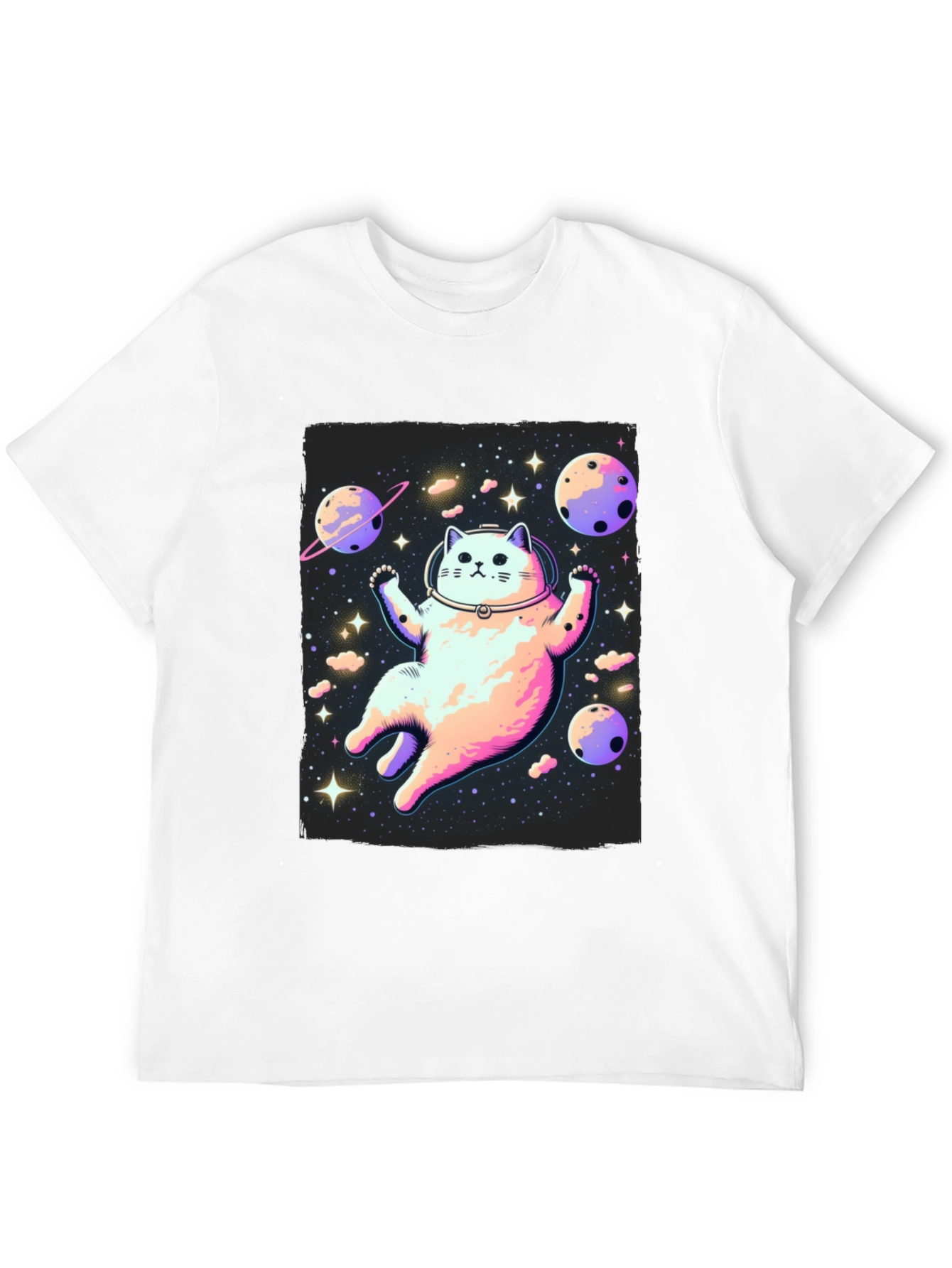 Astronaut Cat T-Shirt - Space Adventure Tee