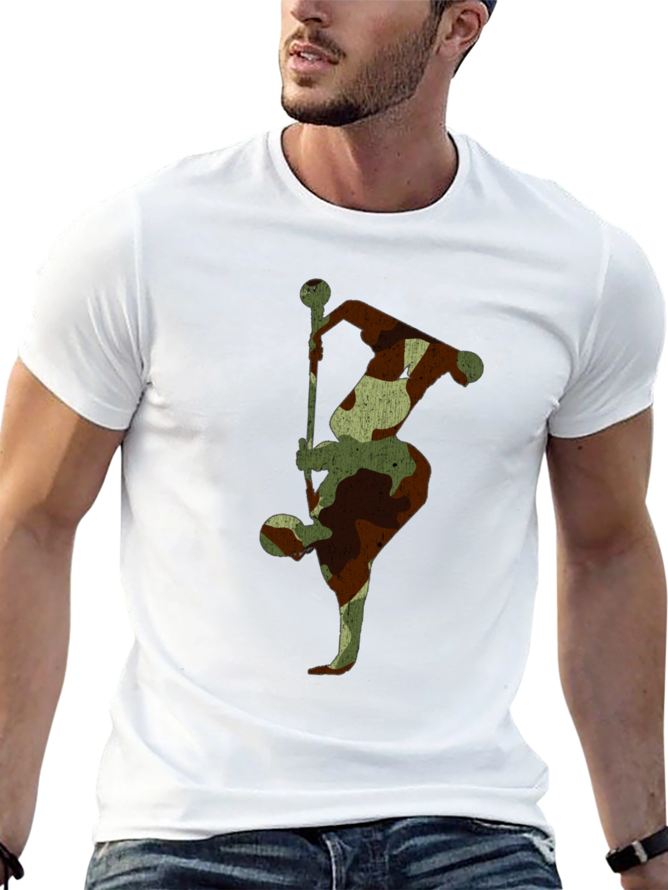 Camo Breakdancer T-Shirt