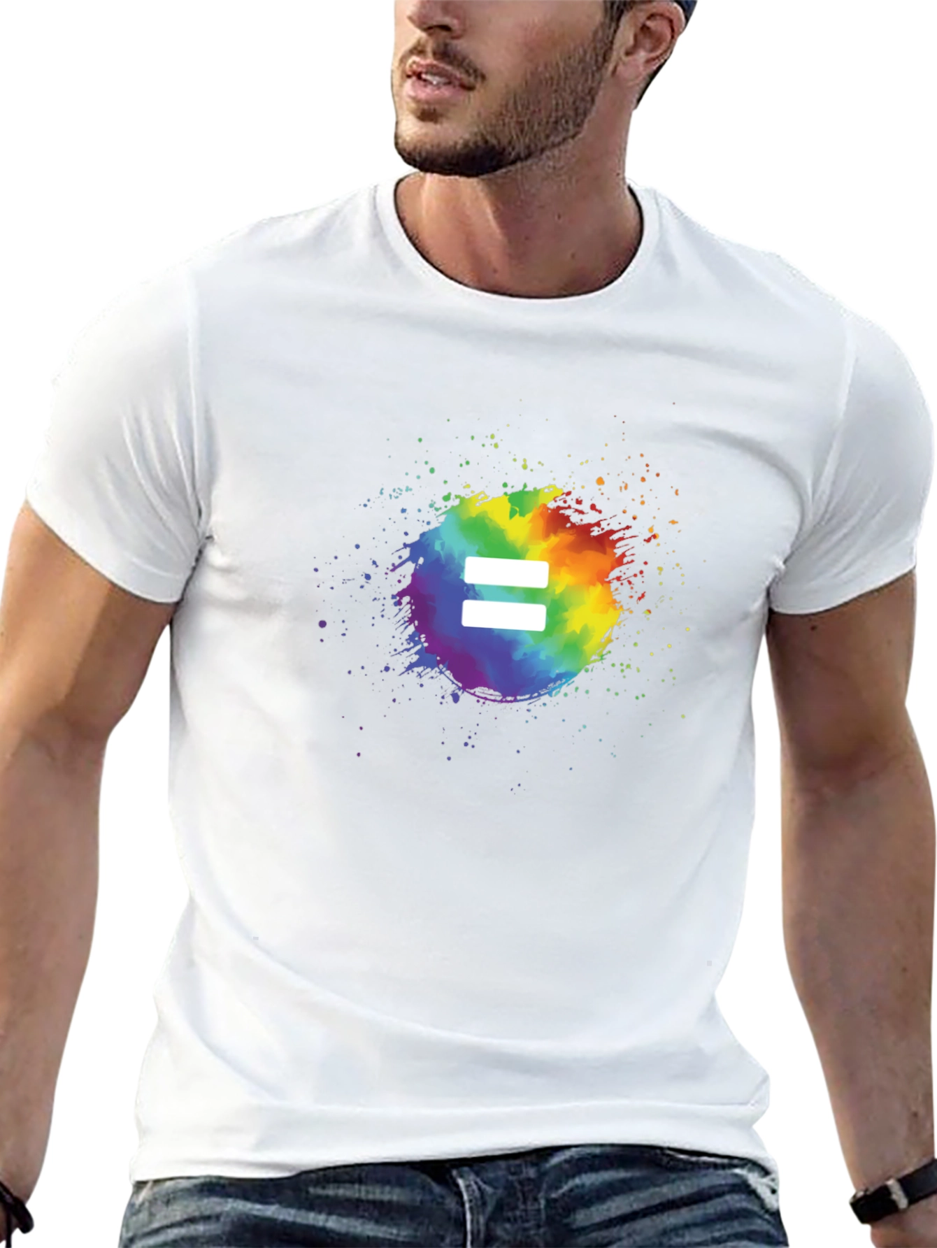 Equality Pride T-Shirt - Rainbow Splash