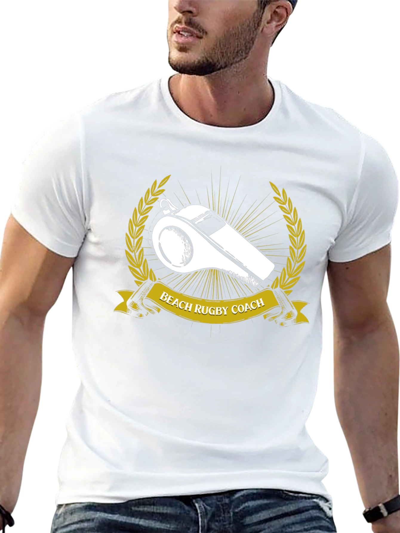 Beach Rugby Coach Graphic Tee