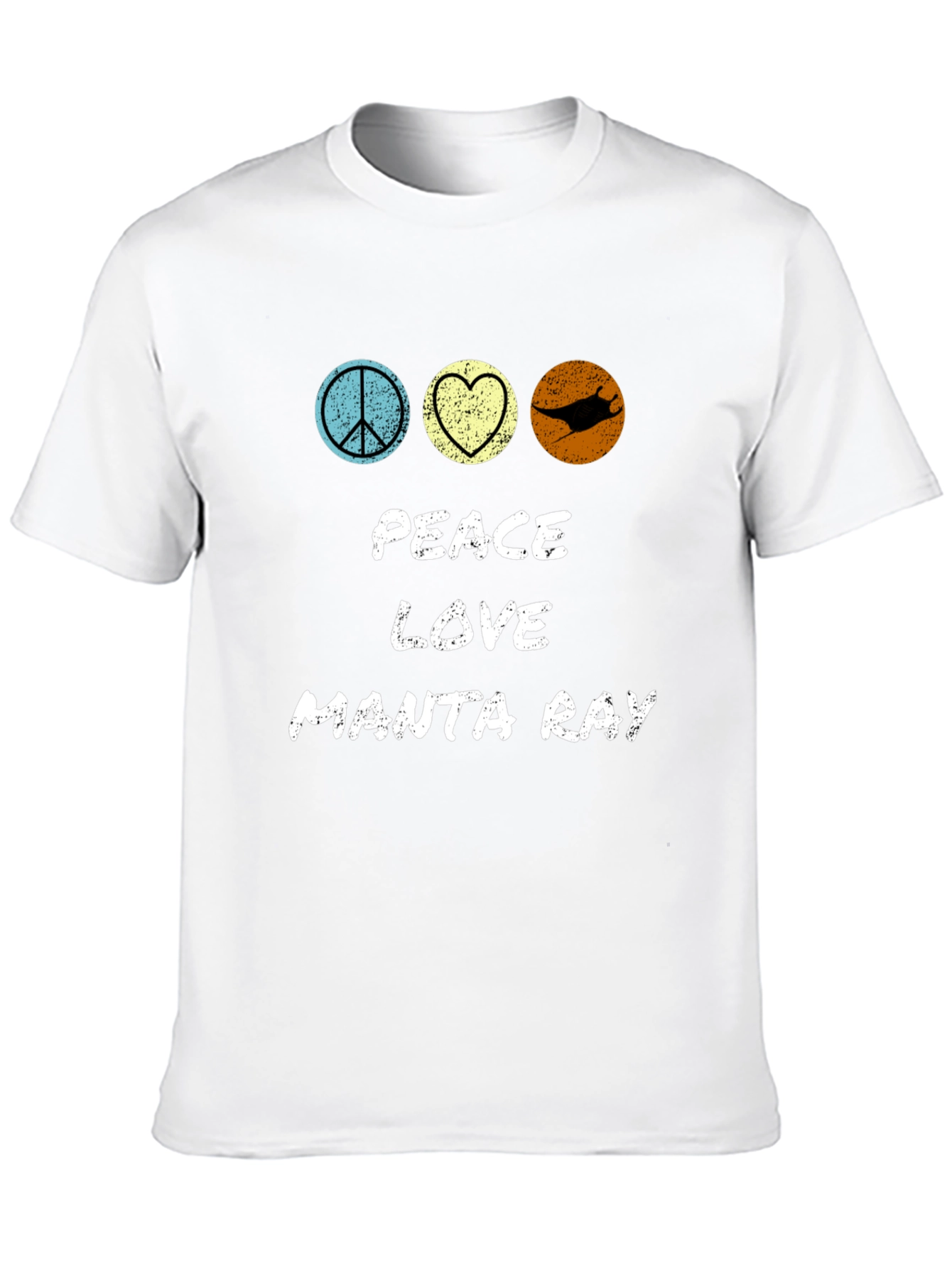 Peace Love Manta Ray T-Shirt