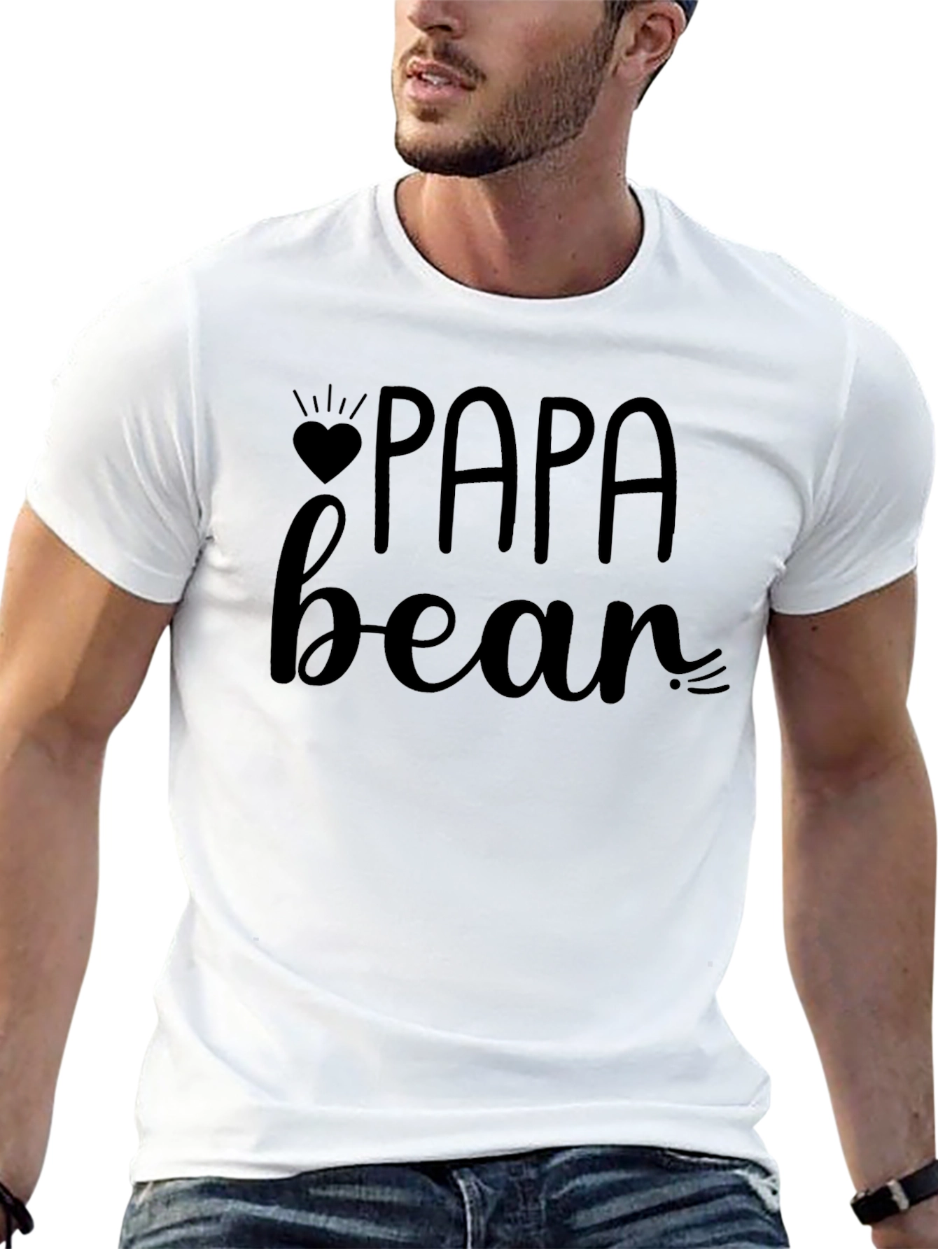 Papa Bean T-Shirt - Stylish & Comfortable
