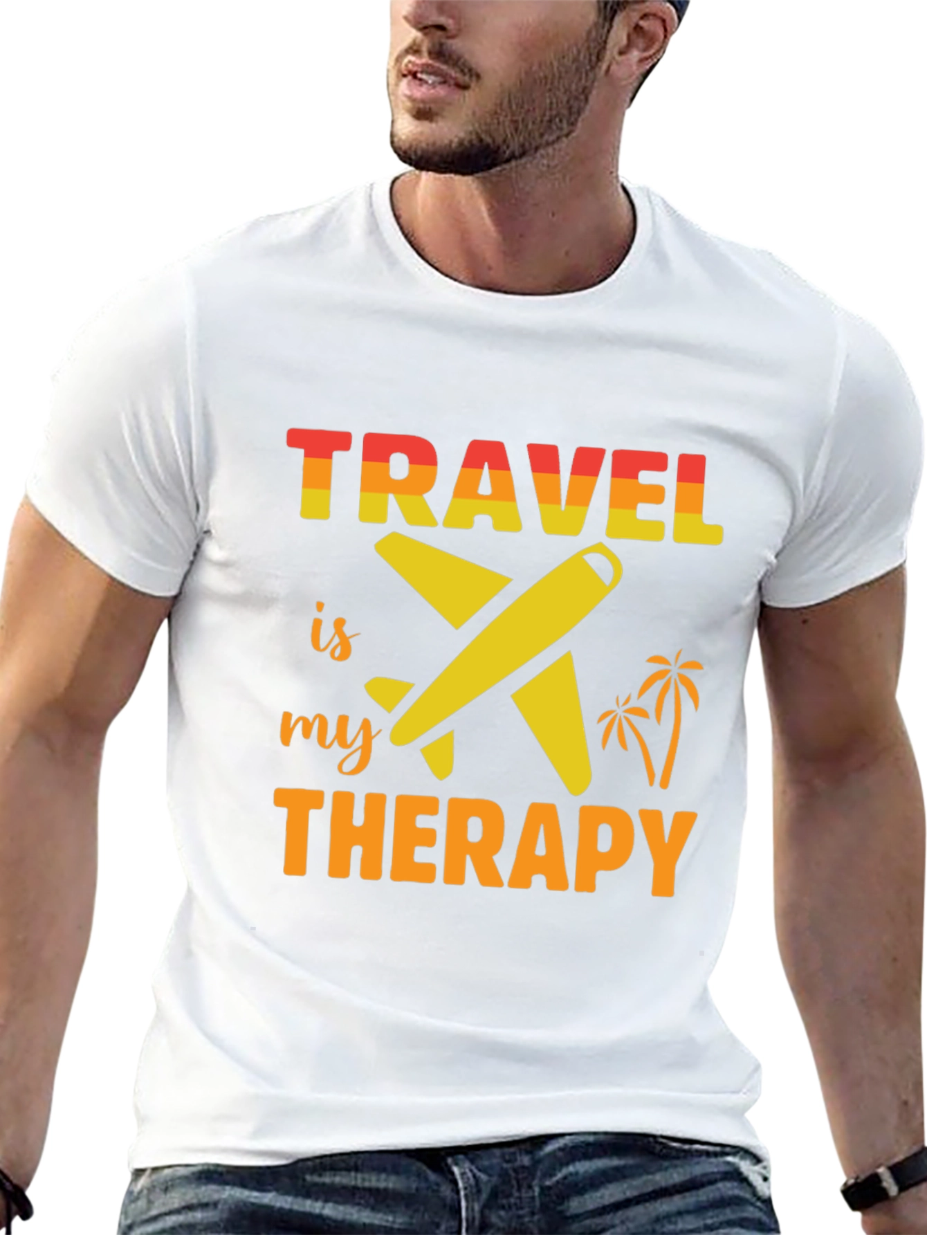 Travel is my Therapy Graphic T-Shirt