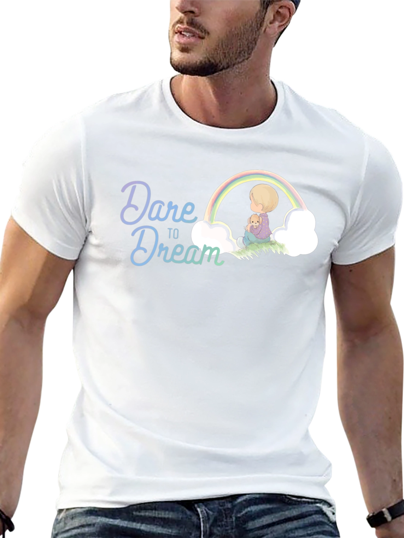 Dare to Dream Graphic Tee - Black