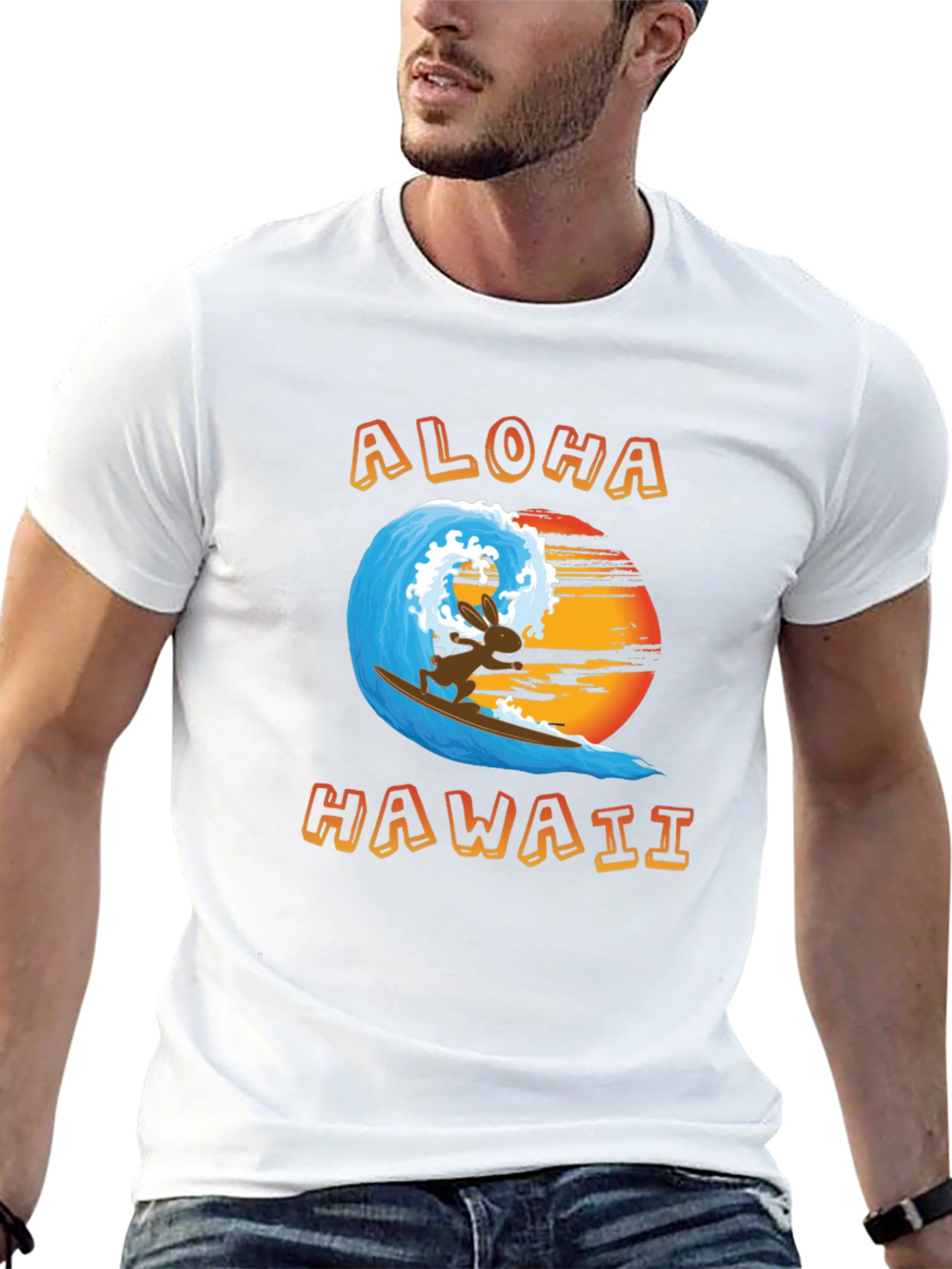 Aloha Hawaii Surfer T-Shirt