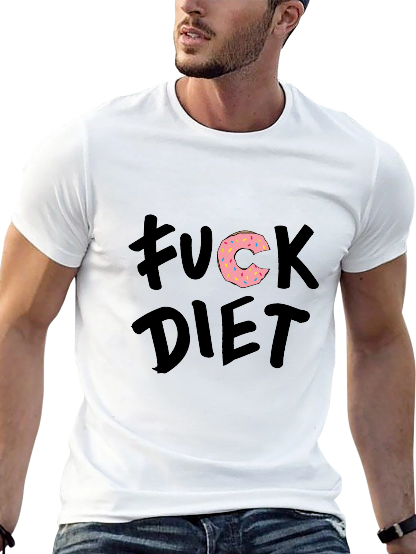 Donut Diet T-Shirt - Funny Graphic Tee