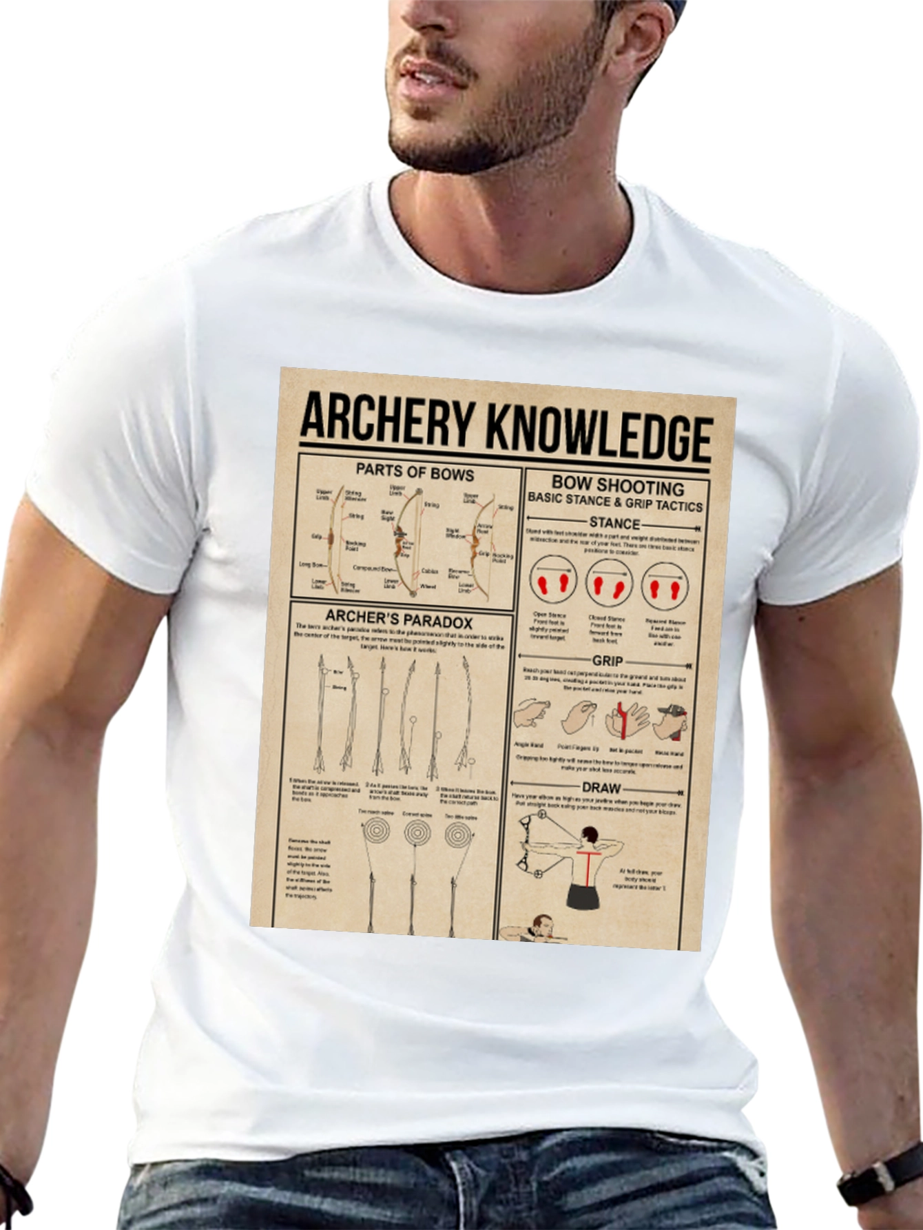 Archery Knowledge Graphic T-Shirt