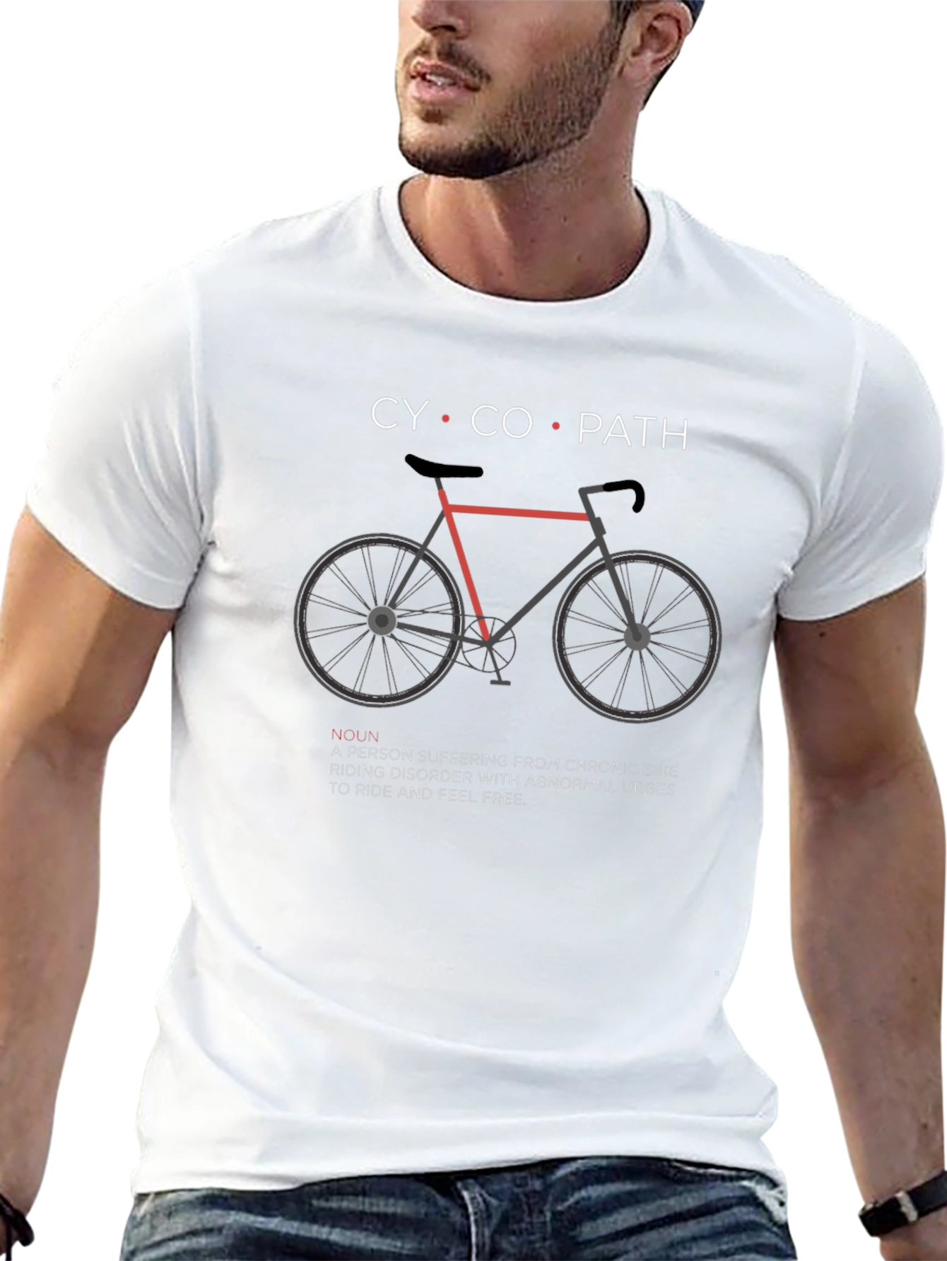 Cyclopath T-Shirt - Funny Biker Tee