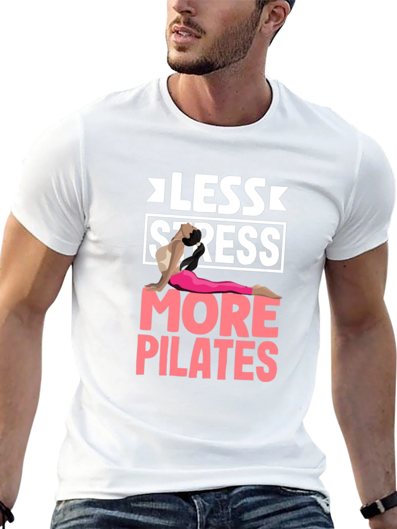 Less Stress More Pilates Graphic Tee