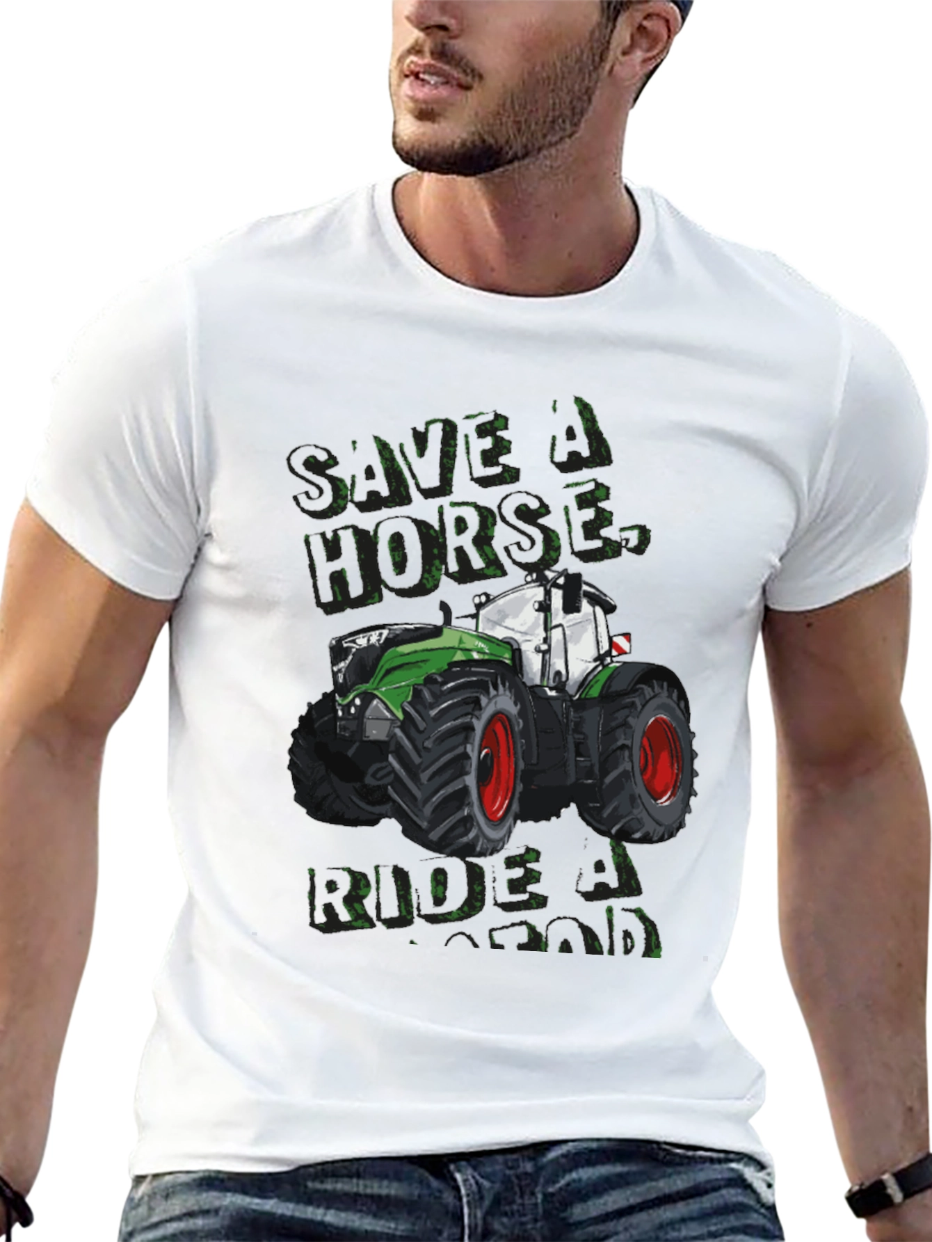 Save A Horse Ride A Tractor Tee