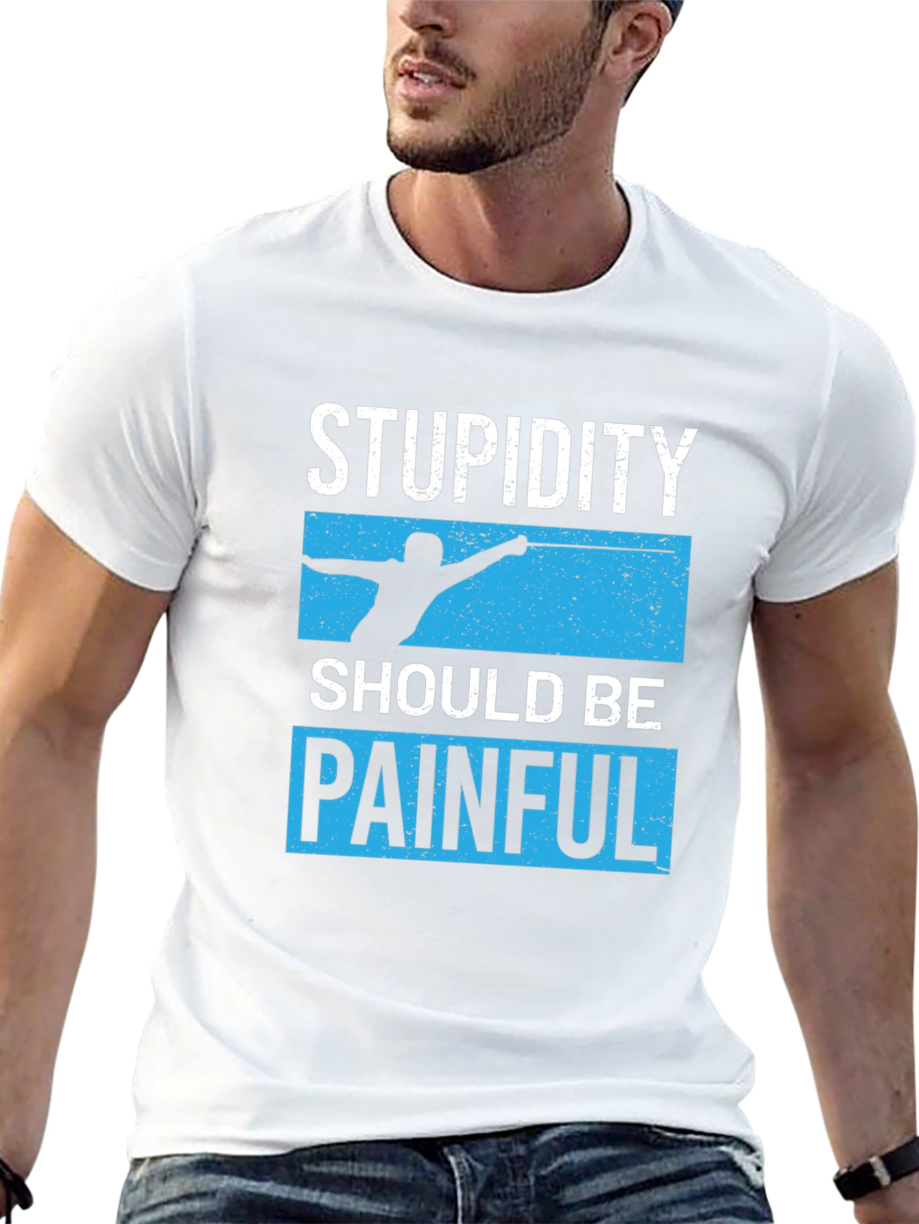 Stupidity Should Be Painful Graphic Tee