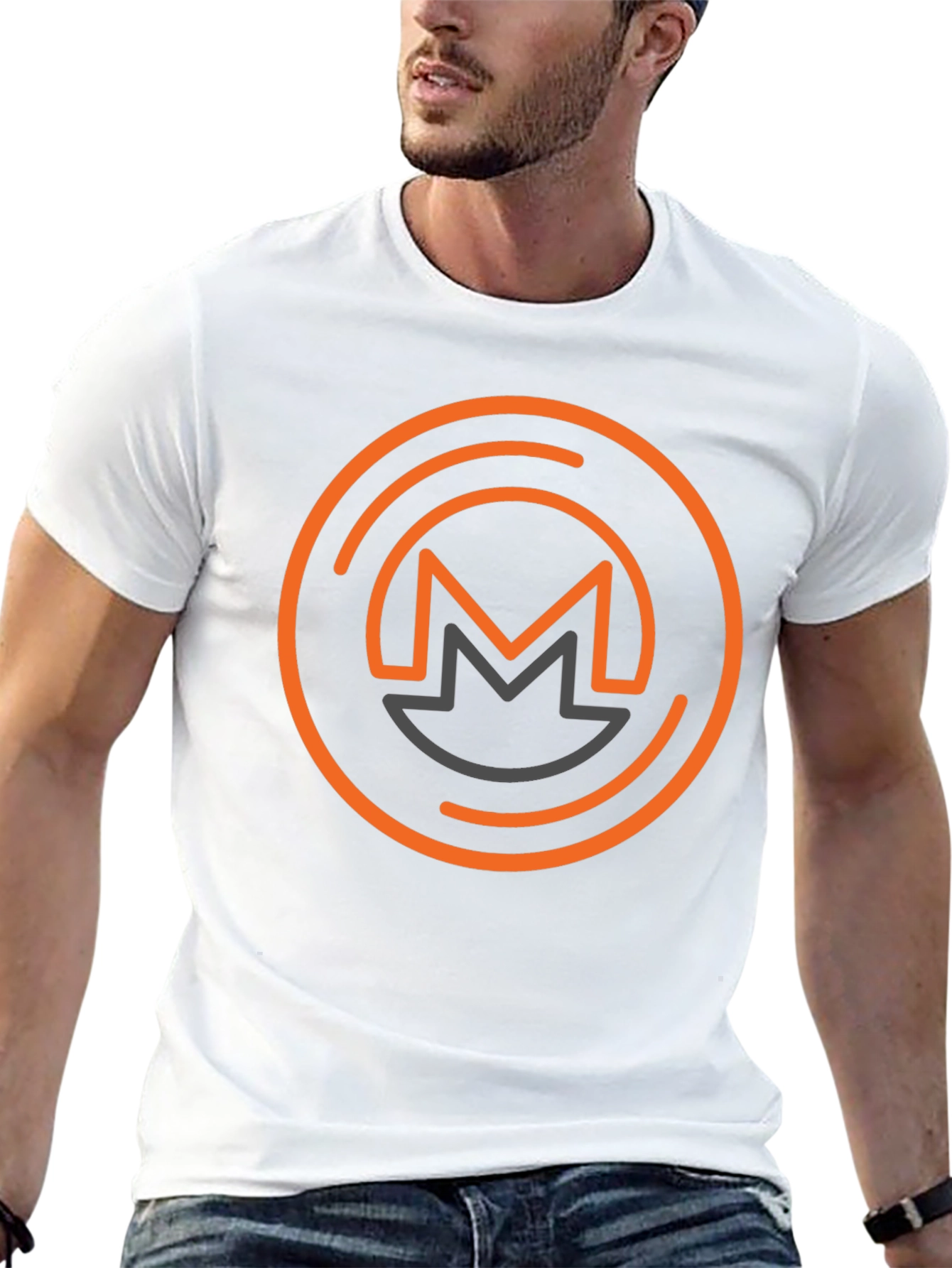 Monero Crypto T-Shirt - Circular Logo Tee