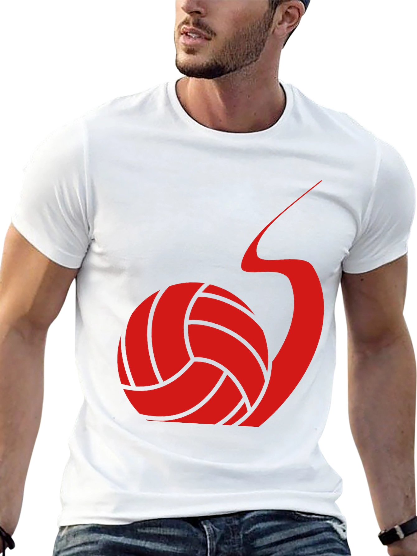 Volleyball Snail Graphic Tee - Unique Sports T-Shirt
