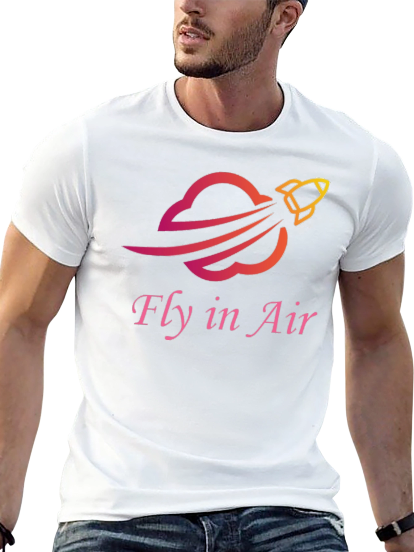Fly in Air Graphic T-Shirt