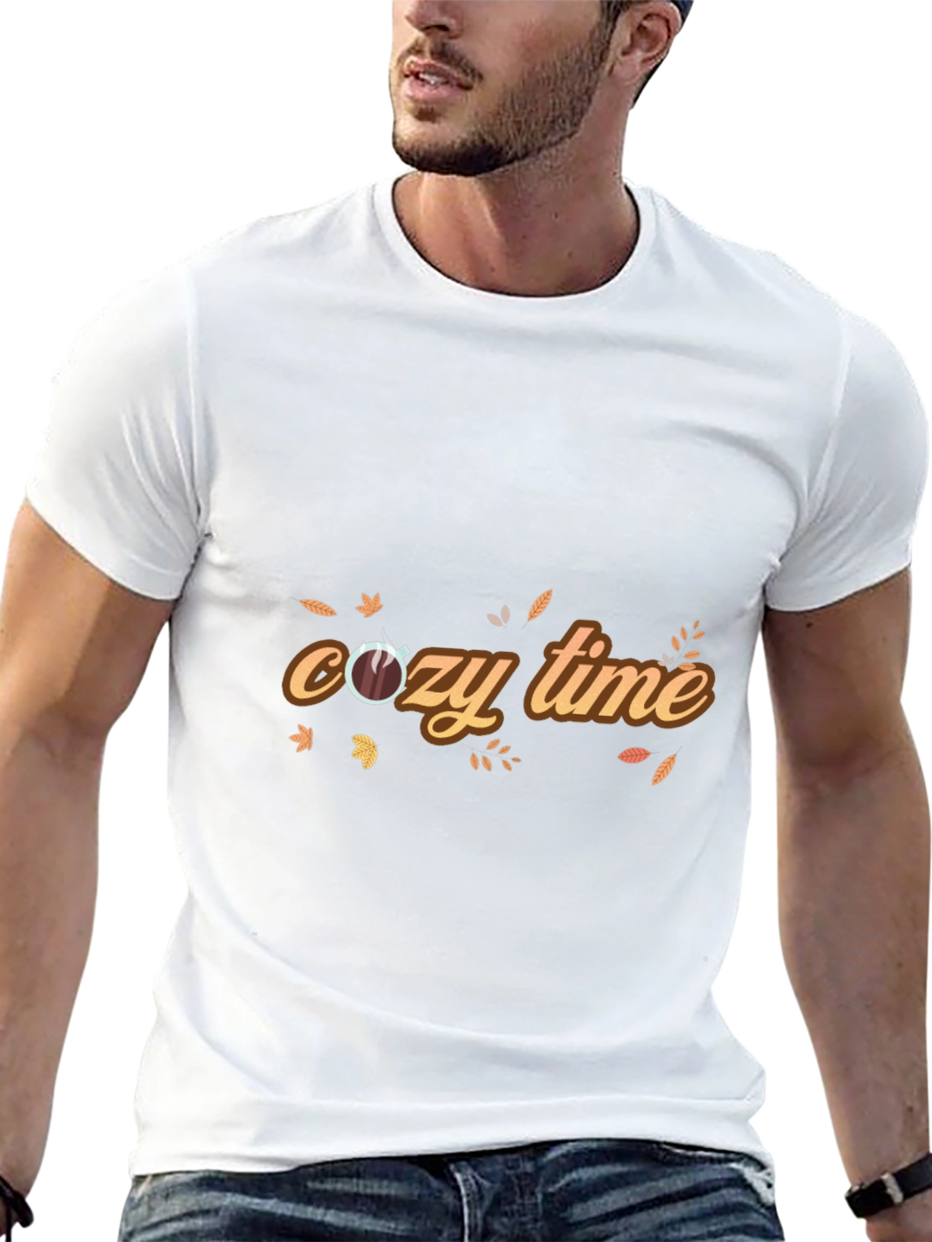 Cozy Time Graphic Tee - Autumn Vibes