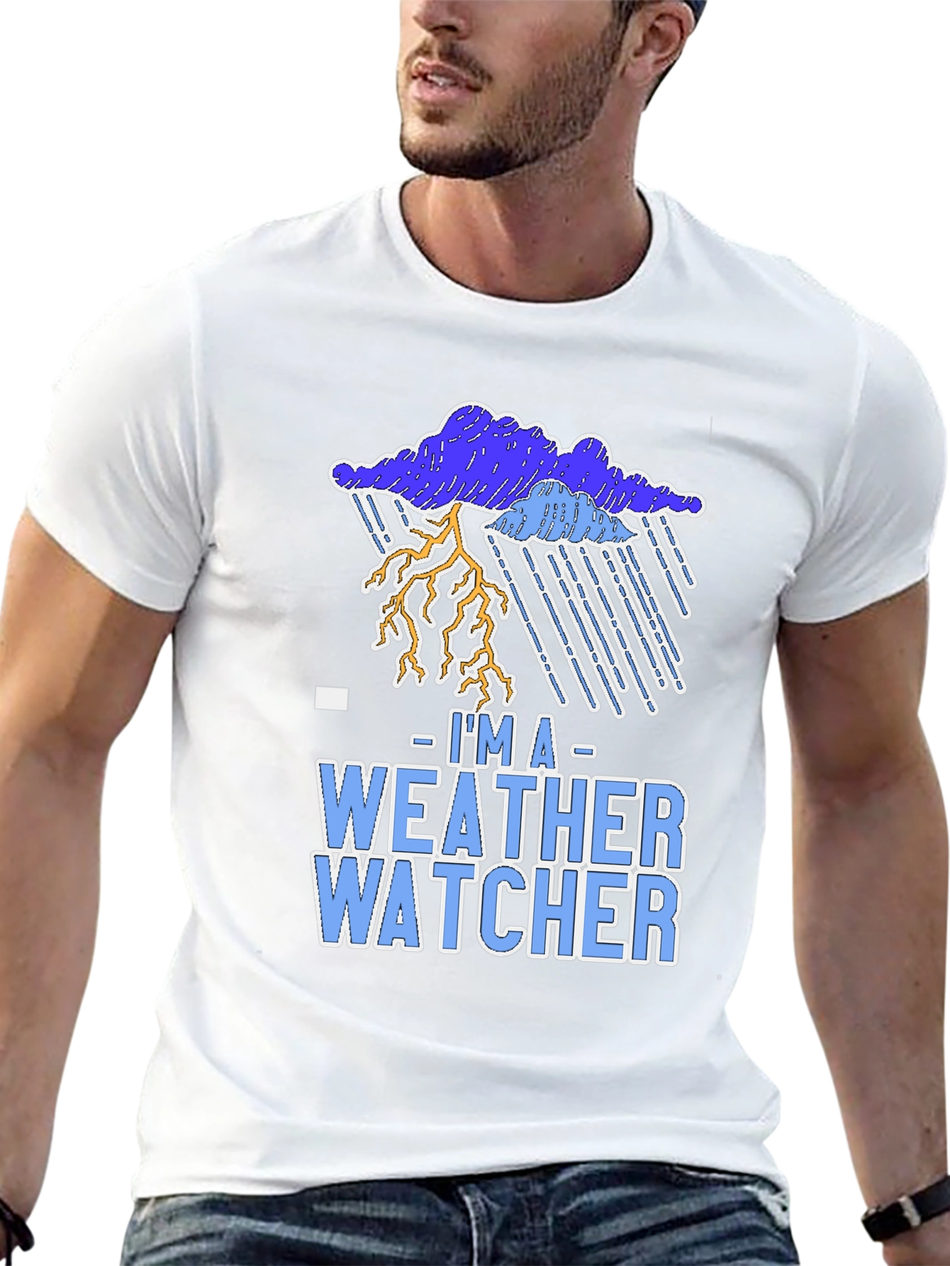 Weather Watcher Graphic Tee - Storm Design