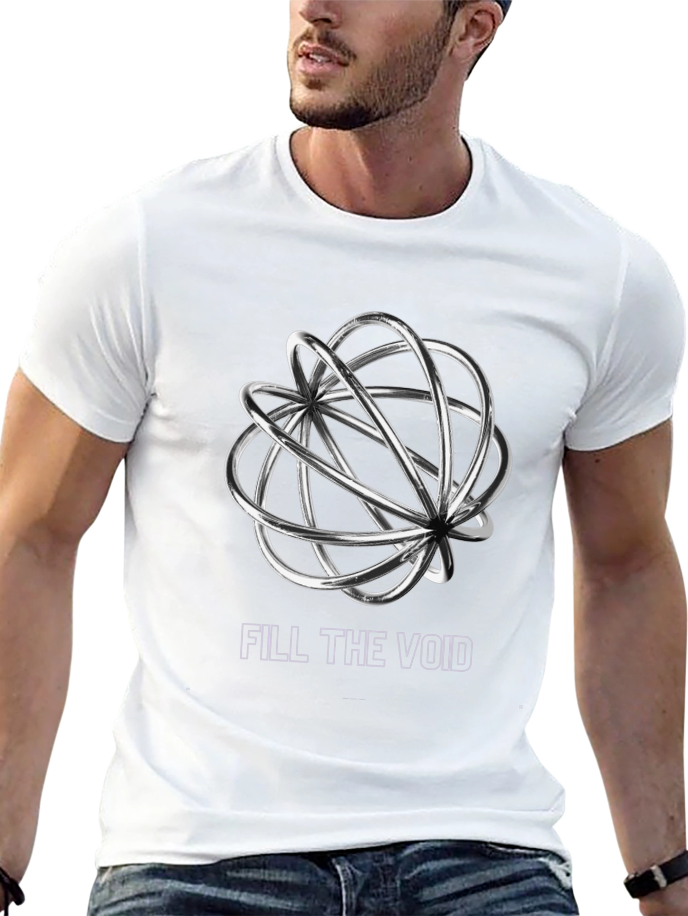 Fill The Void Graphic Tee - Modern Streetwear Style