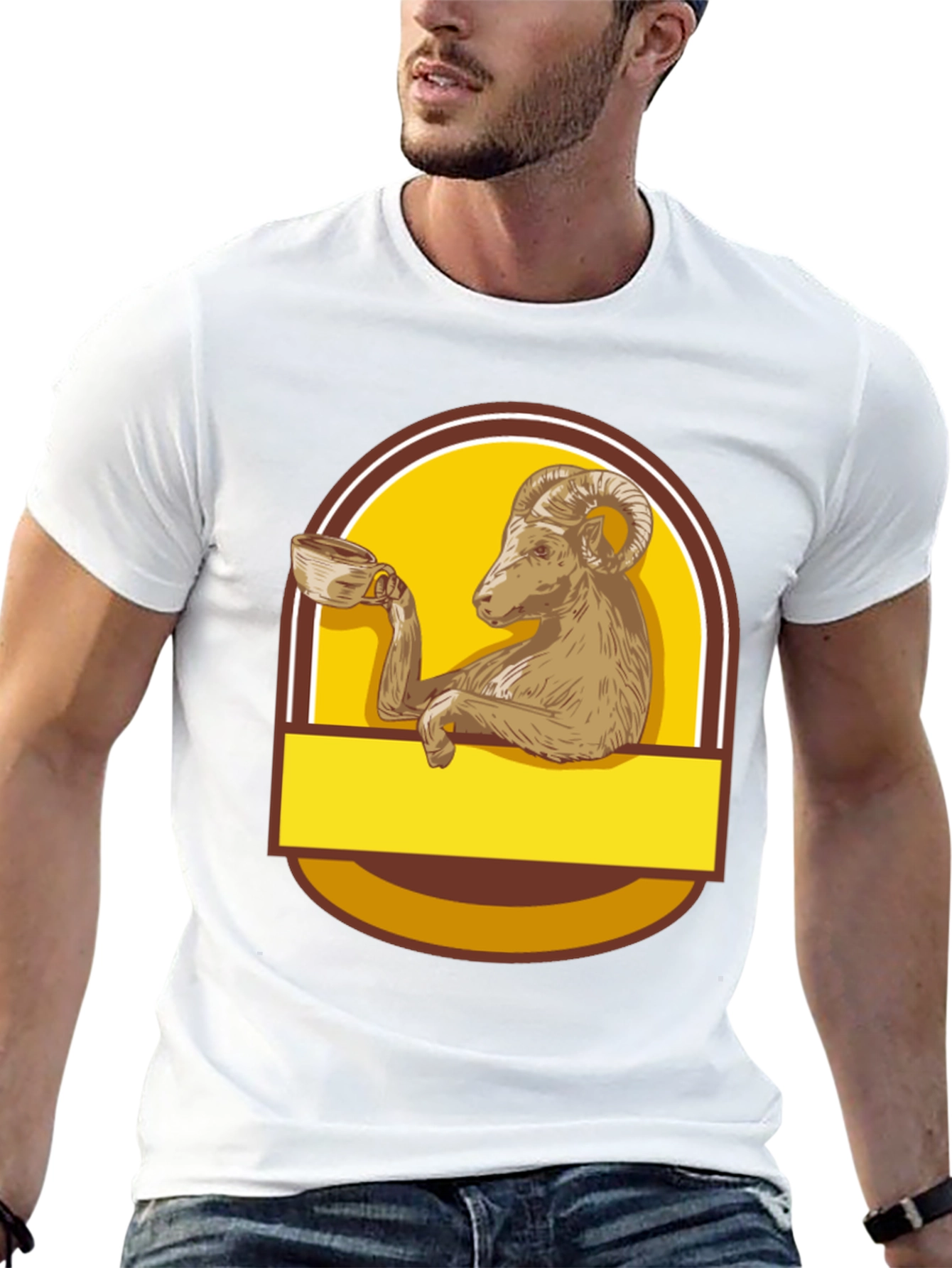 Ram Coffee Lover Graphic Tee