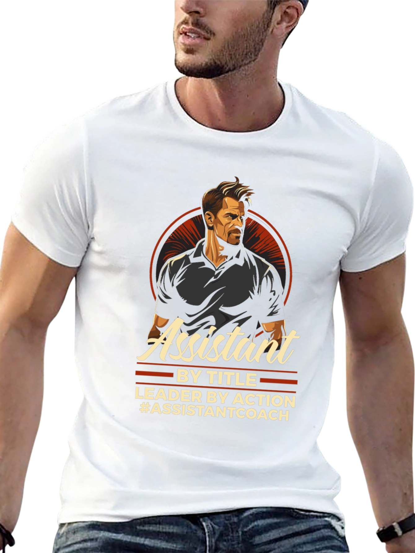 Assistant Coach T-Shirt - Leader by Action Tee