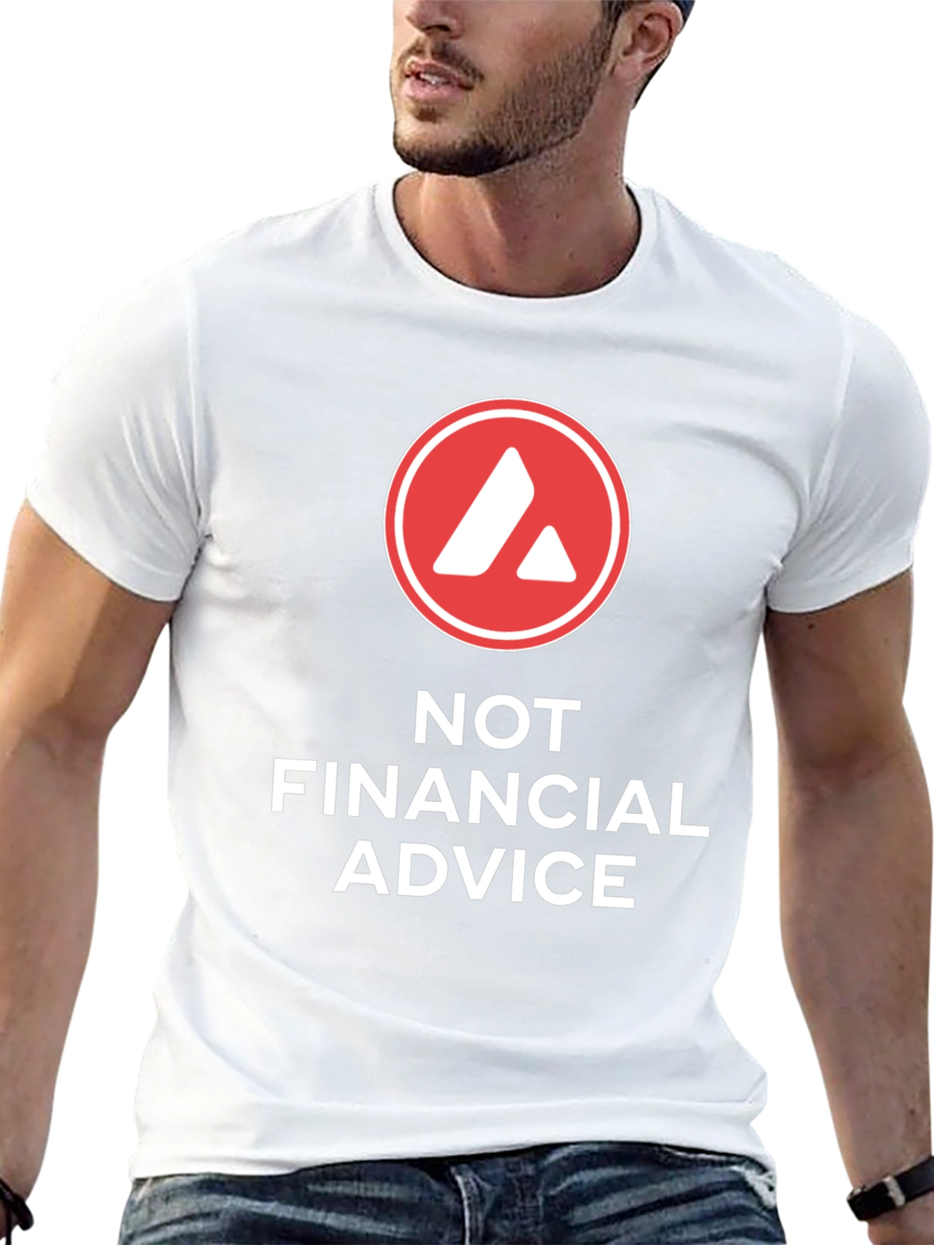Avalanche Not Financial Advice Black T-Shirt