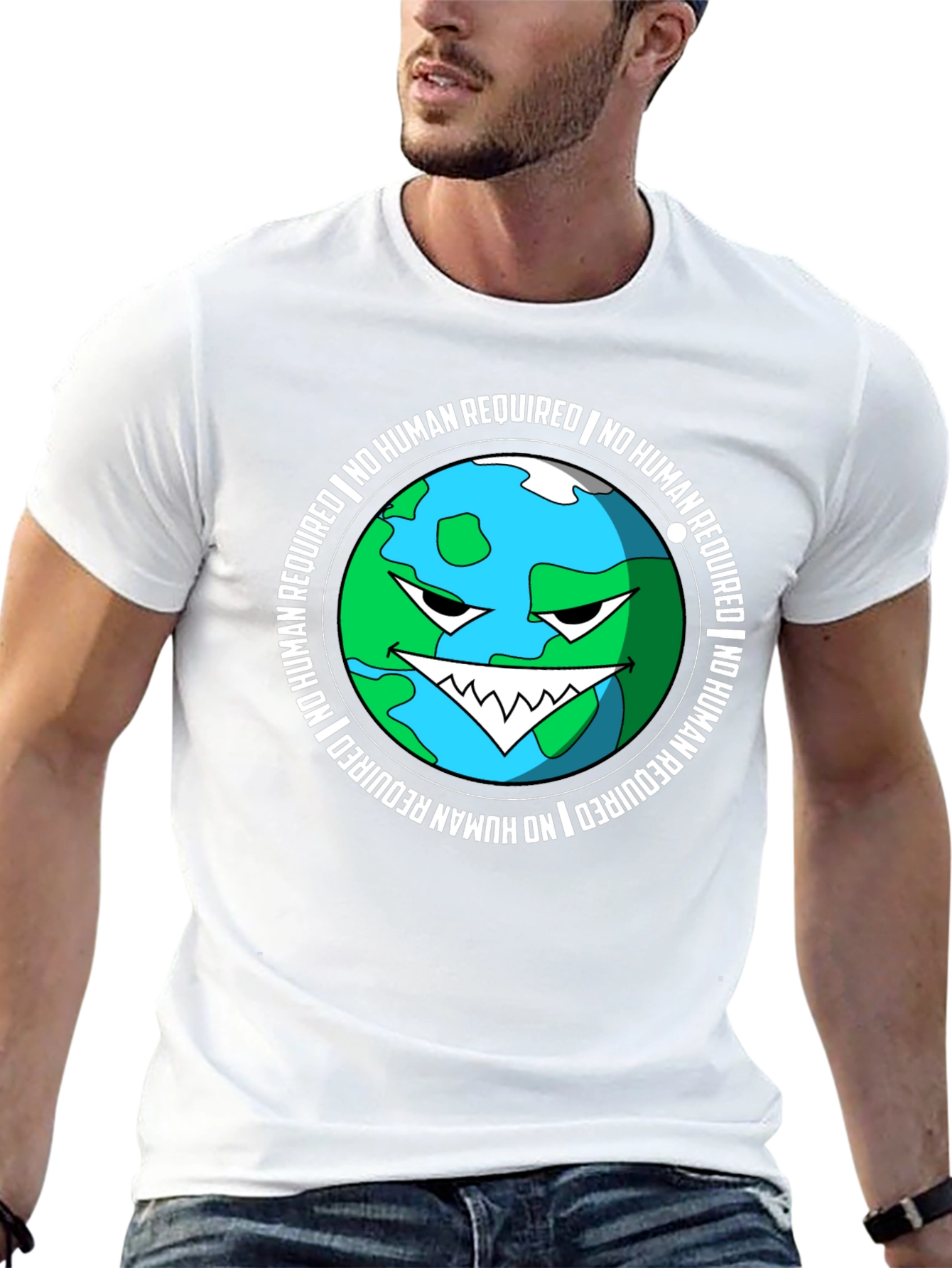 No Human Required Graphic Tee