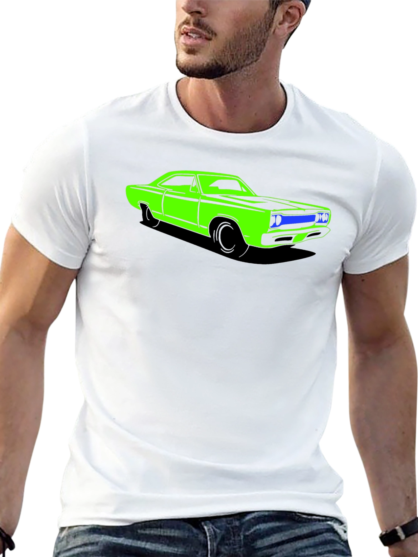 Classic Car Graphic T-Shirt - Cool Automotive Design