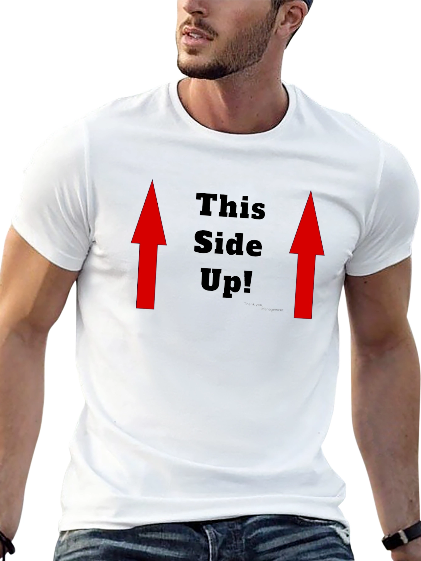 This Side Up Graphic Tee