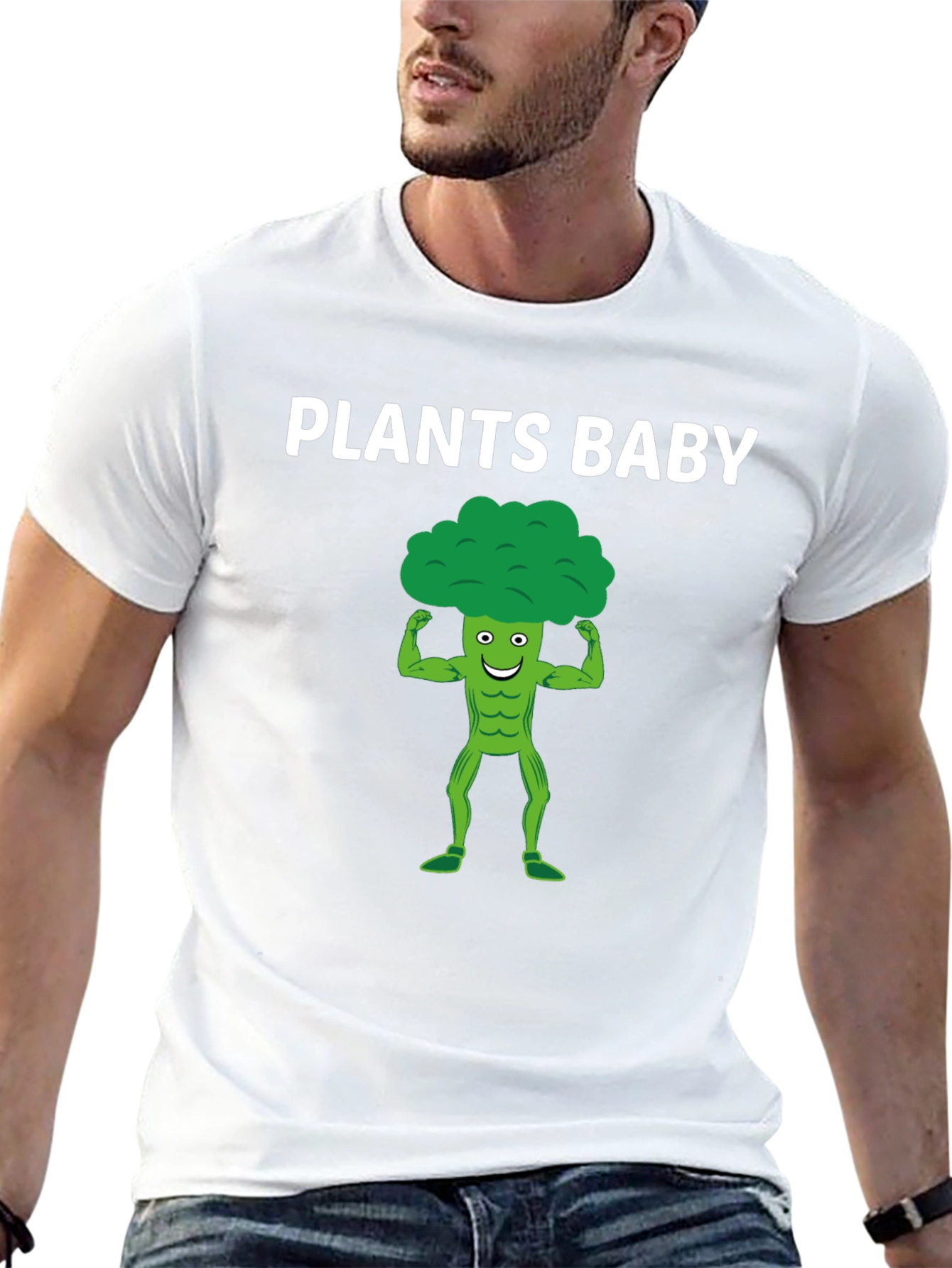 Plants Baby T-Shirt Broccoli Muscle
