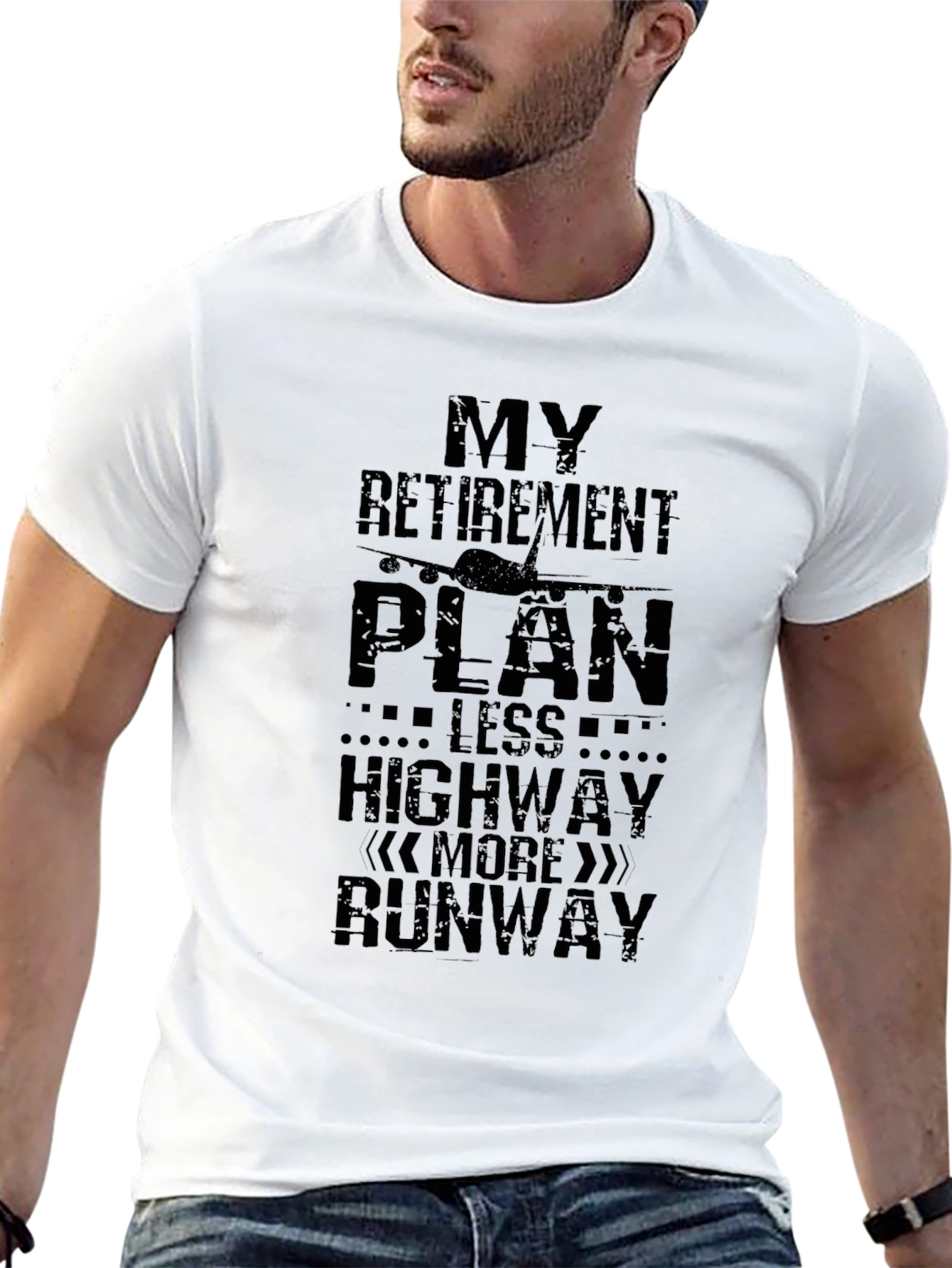 Retirement Plan Airplane T-Shirt