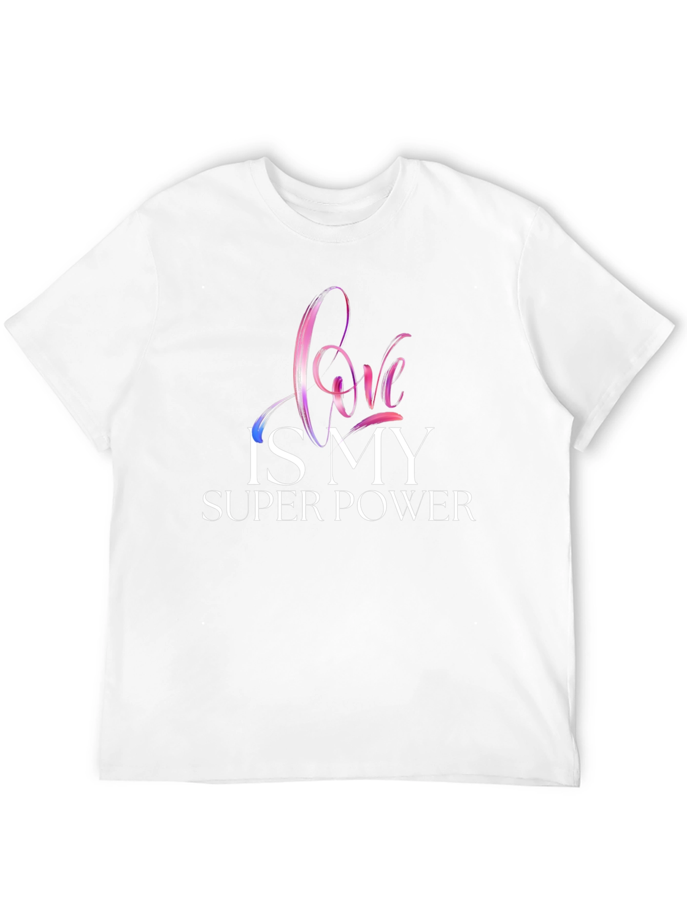 Love Is My Superpower Black T-Shirt
