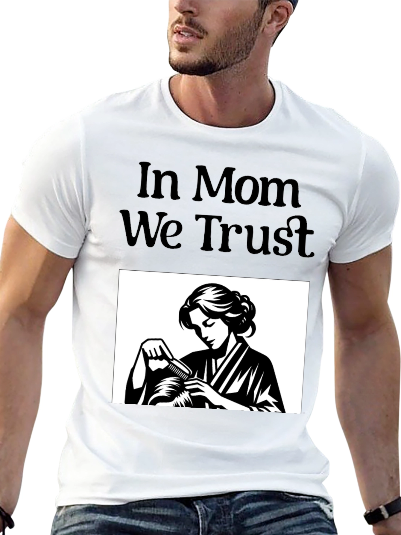 In Mom We Trust Graphic T-Shirt