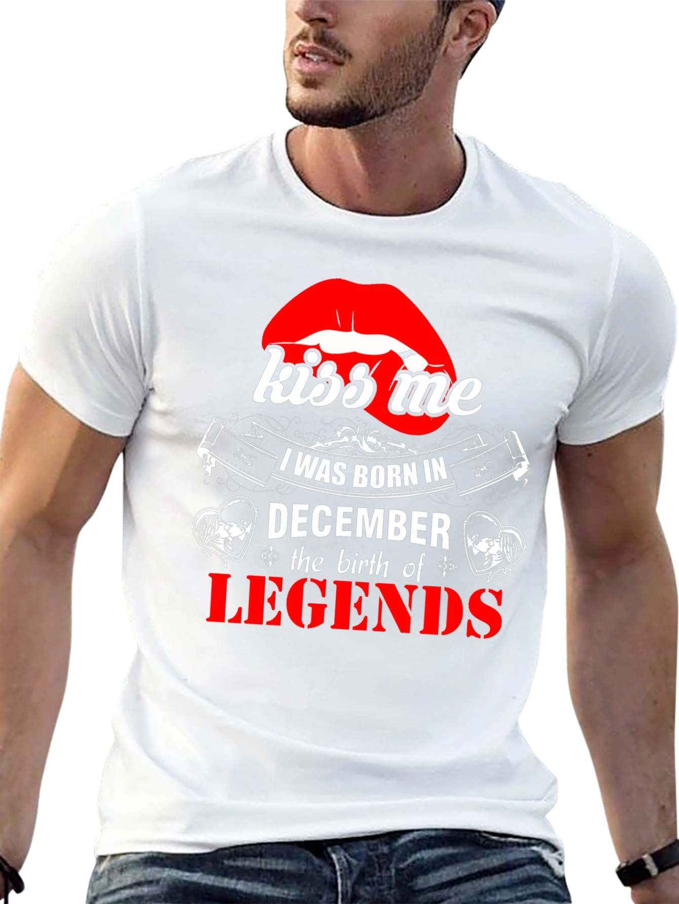December Legends T-Shirt - Kiss Me Graphic Tee