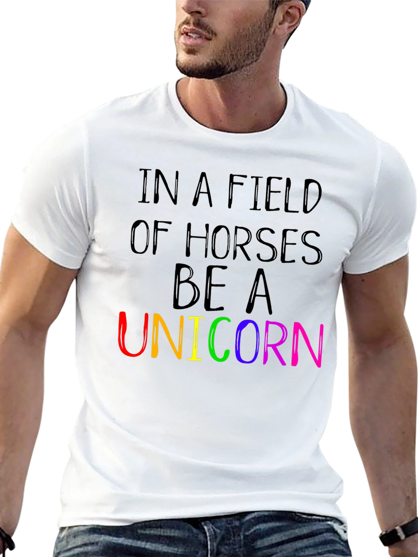 Unicorn Graphic T-Shirt - Inspirational Tee