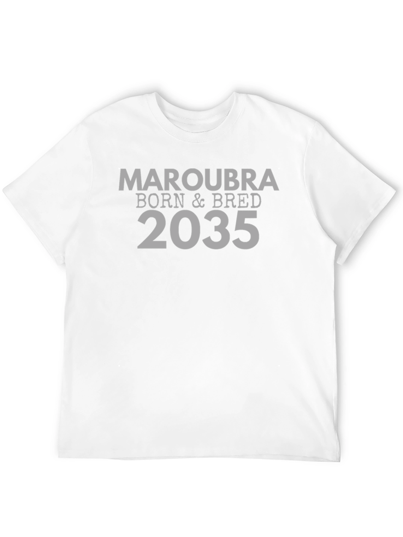 Maroubra Born & Bred 2035 Black T-Shirt