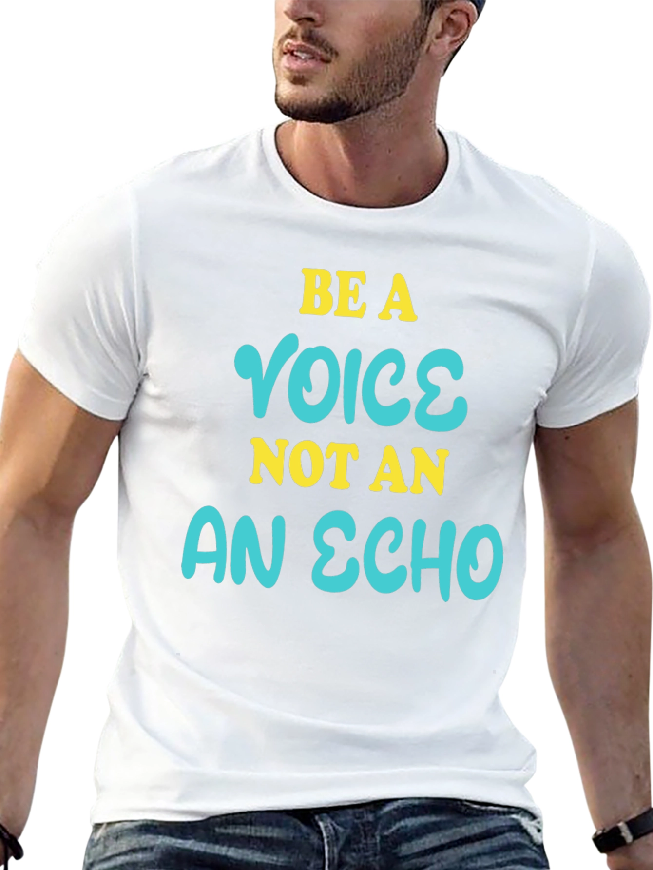 Be a Voice Not an Echo Graphic T-Shirt