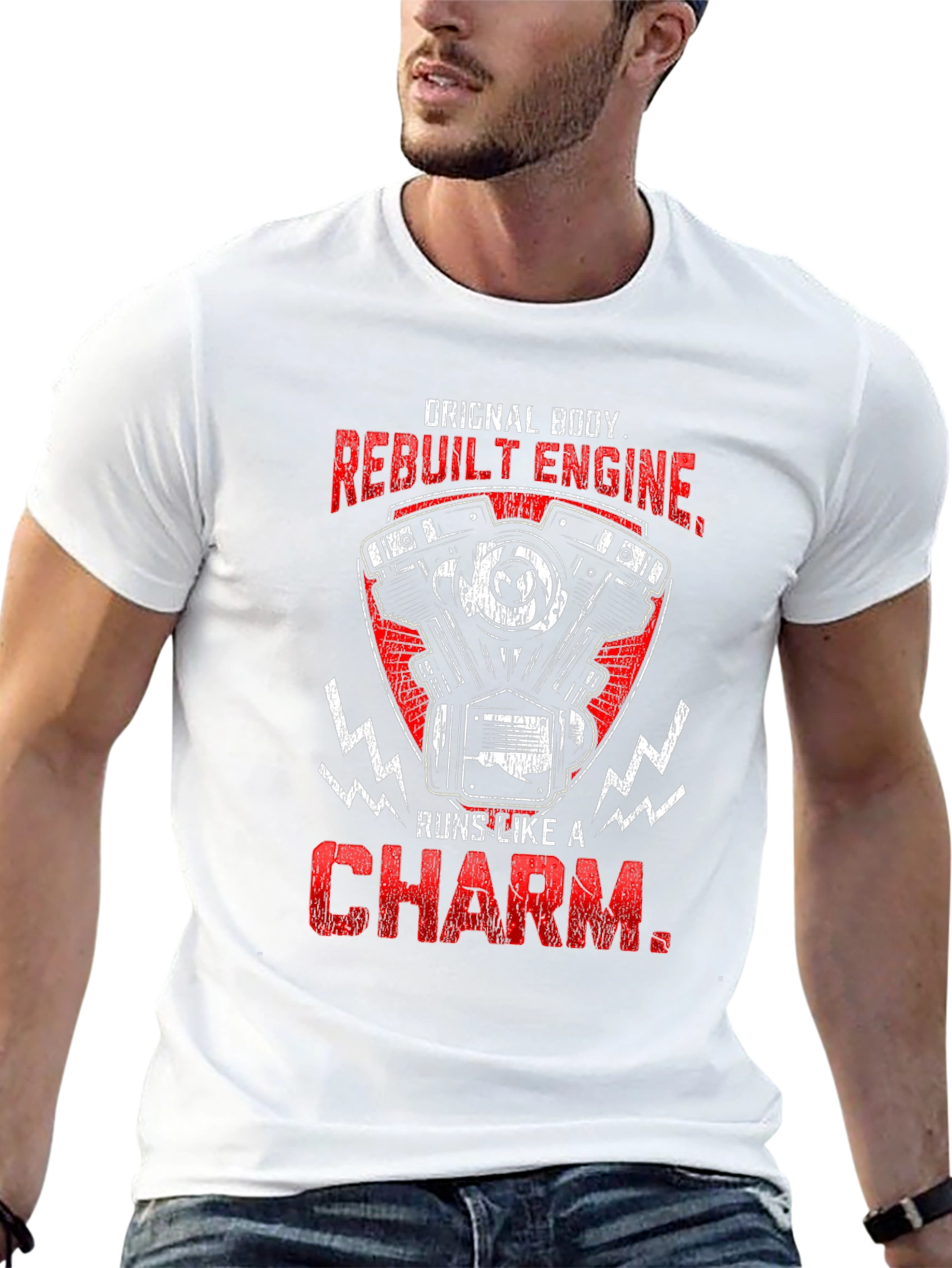 Original Body Rebuilt Engine T-Shirt