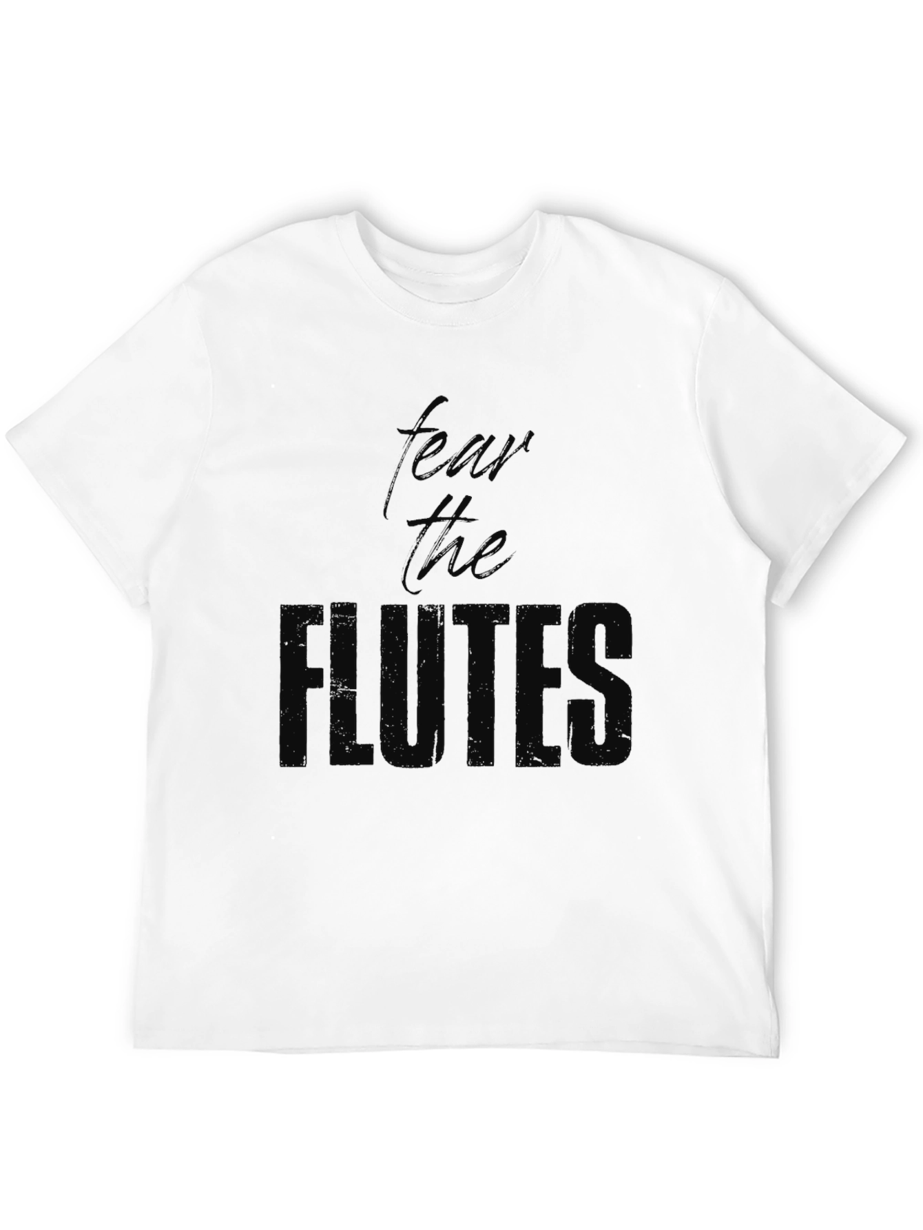 Fear The Flute T-Shirt - Black Cotton Tee