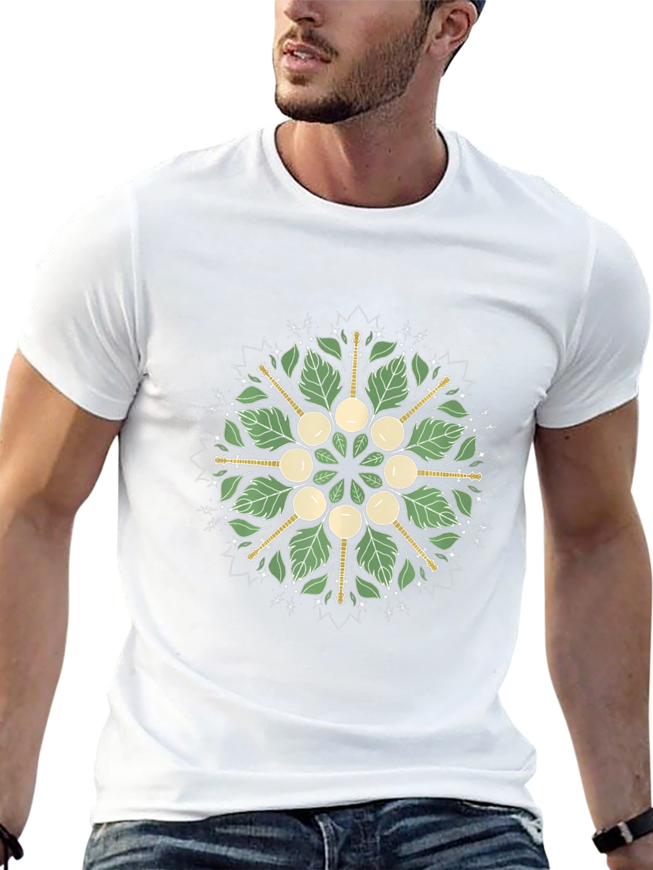 Banjo Leaf Mandala Graphic Tee