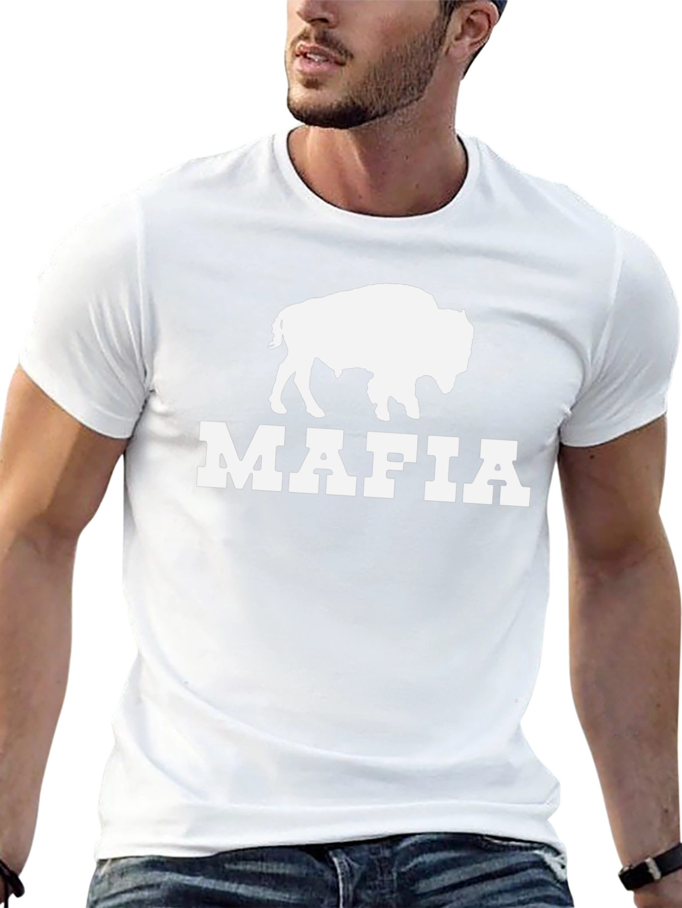 Buffalo Mafia Graphic T-Shirt - Black