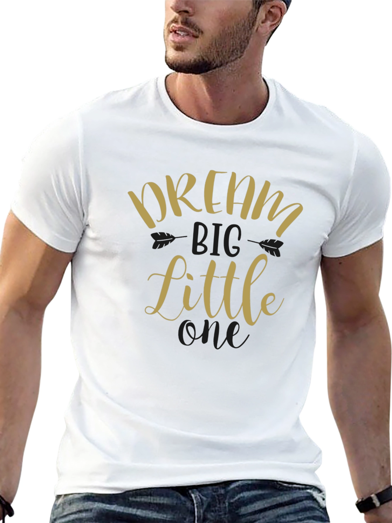Dream Big Little One Black T-Shirt