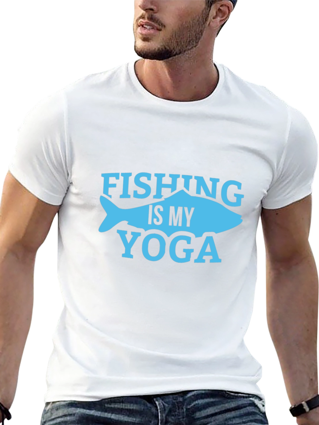 Fishing Is My Yoga Graphic Tee