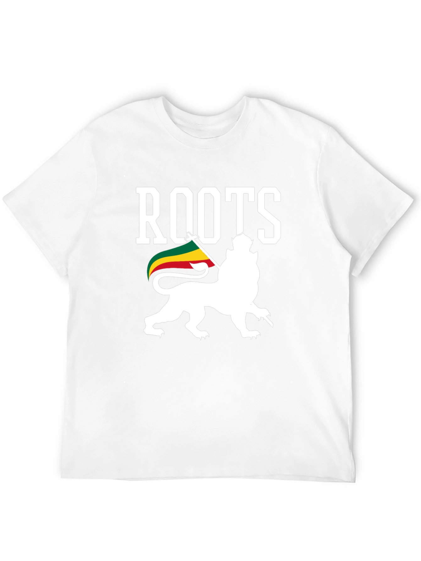 Roots Lion T-Shirt - Black Reggae Tee