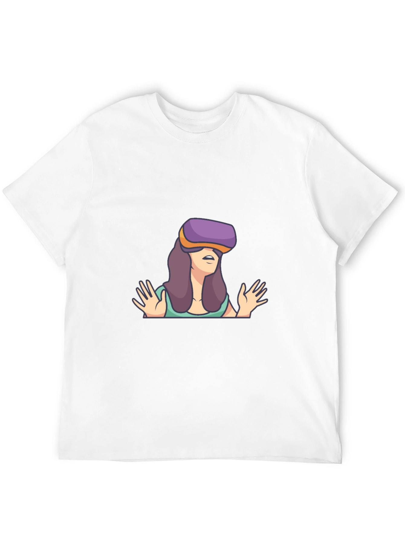 VR Cartoon Graphic T-Shirt