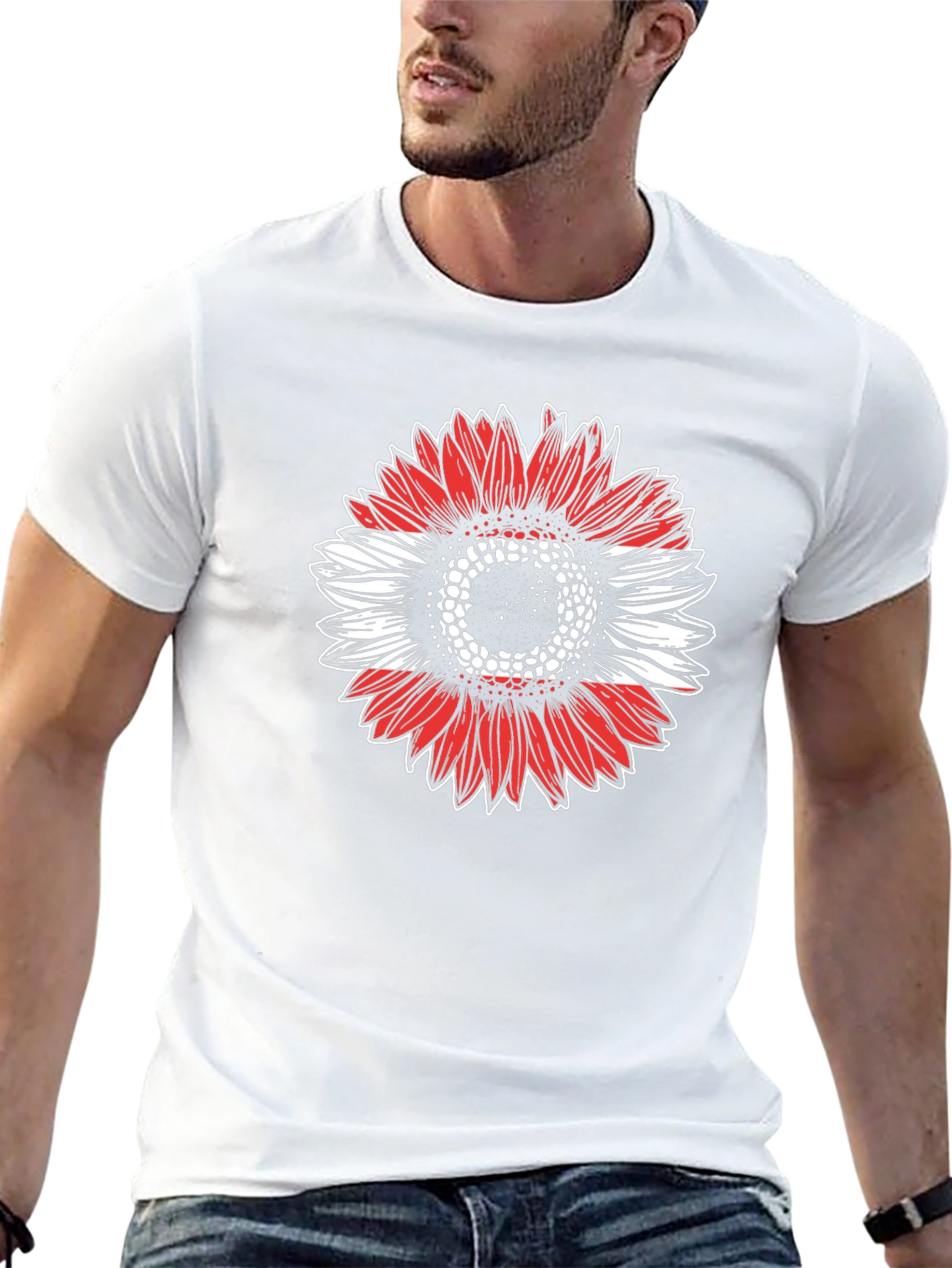 Sunflower Flag Graphic Tee