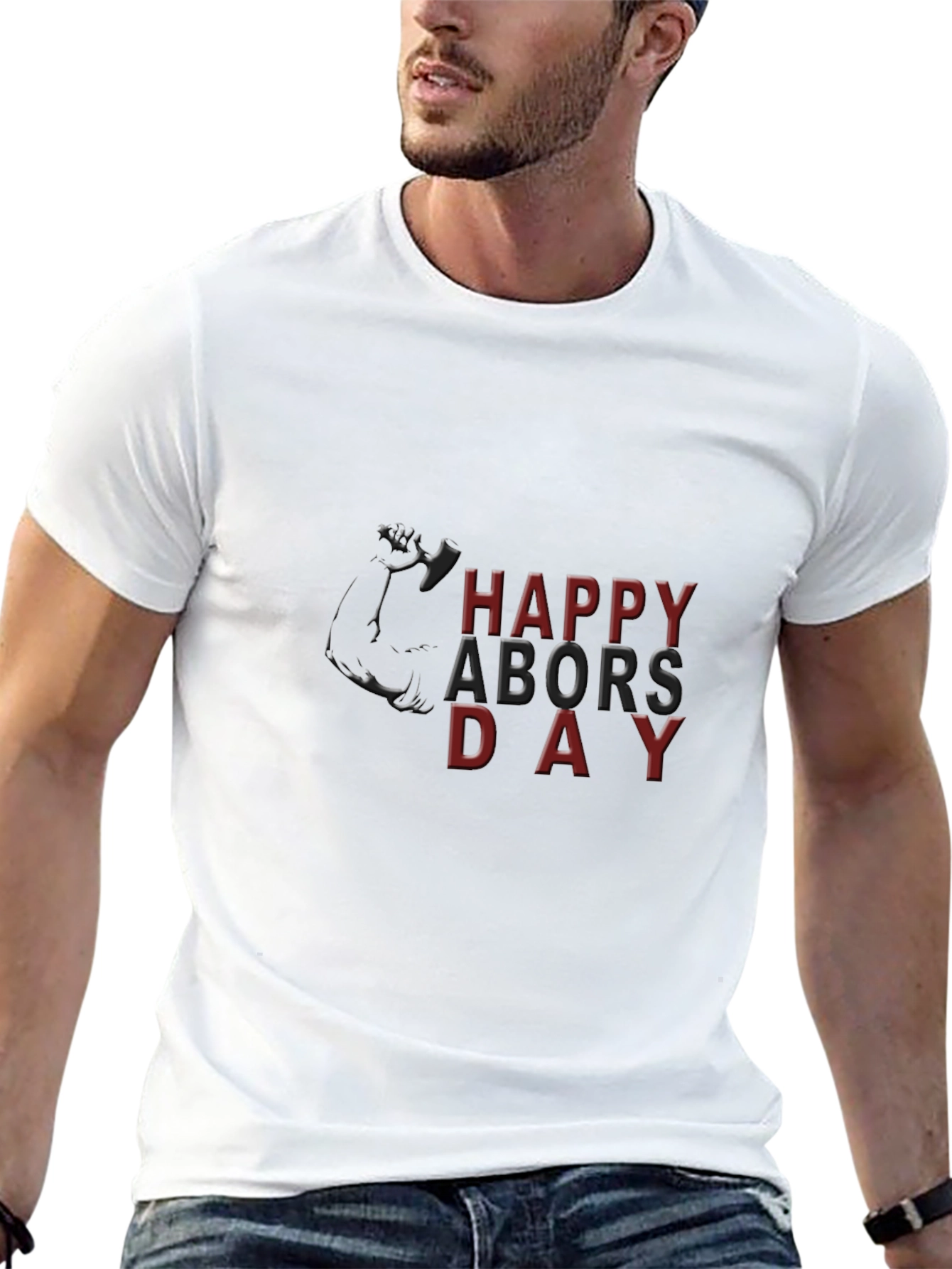 Happy Labors Day Black T-Shirt