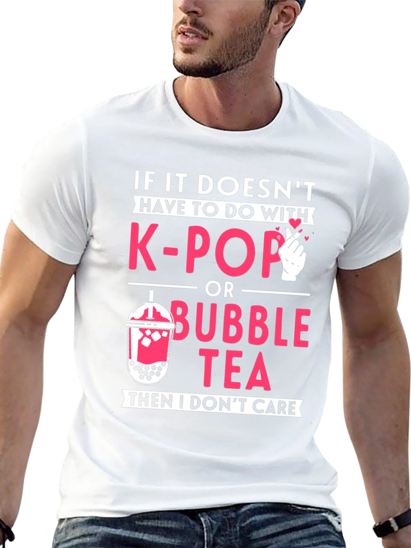 K-Pop & Bubble Tea T-Shirt - Funny Novelty Tee